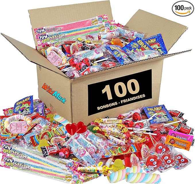 Les 100 bonbons WikiMark sans allergènes — cadeau drôle et insolite