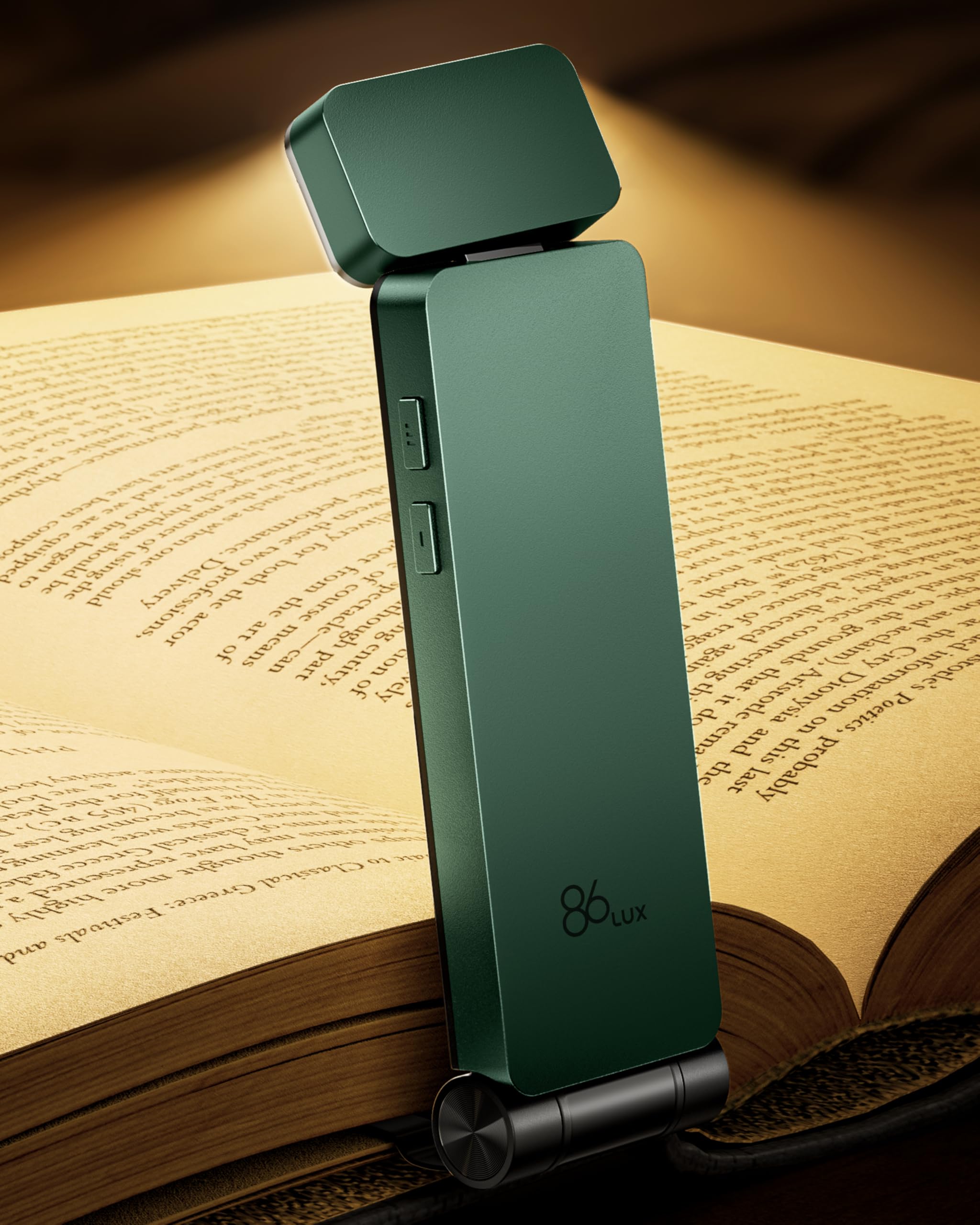 86lux lampe de lecture rechargeable LED USB-C, vert — idée cadeau original