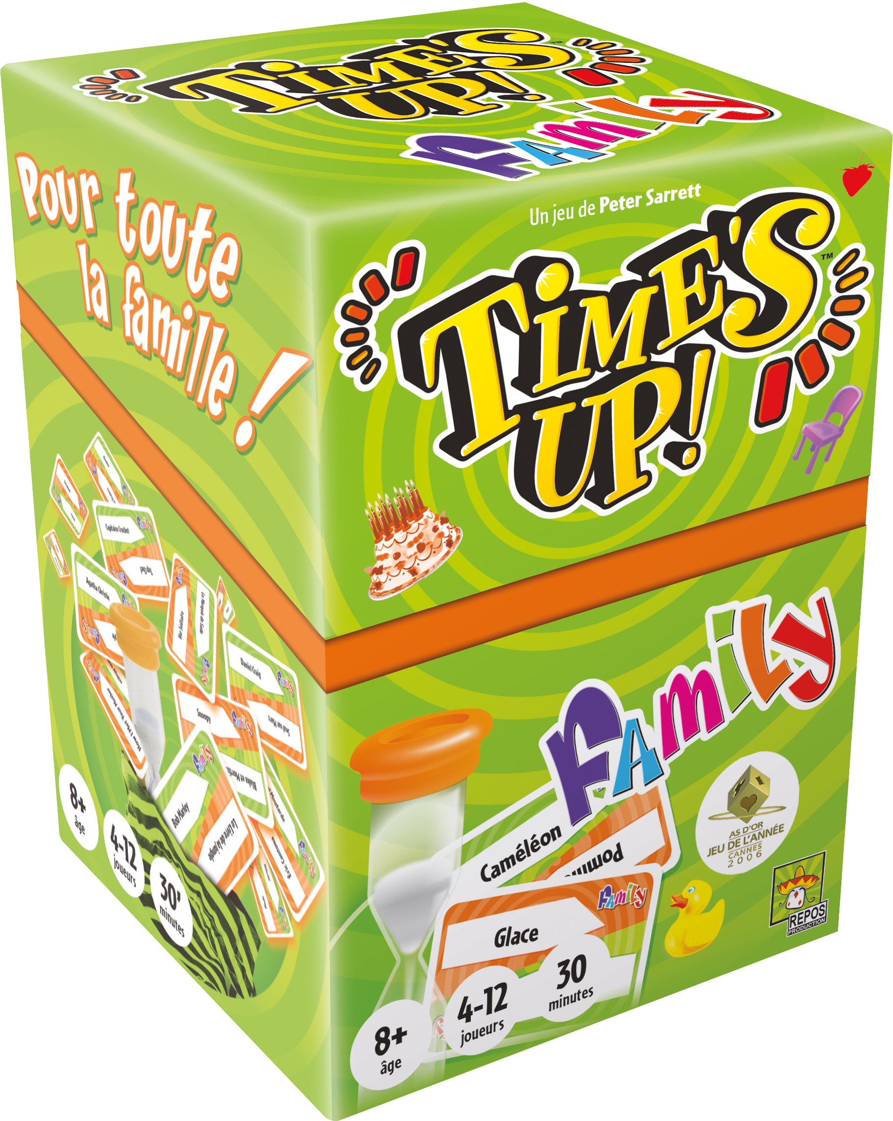 Time's Up! Family, version verte (jeu d'ambiance Asmodee) — idée cadeau original