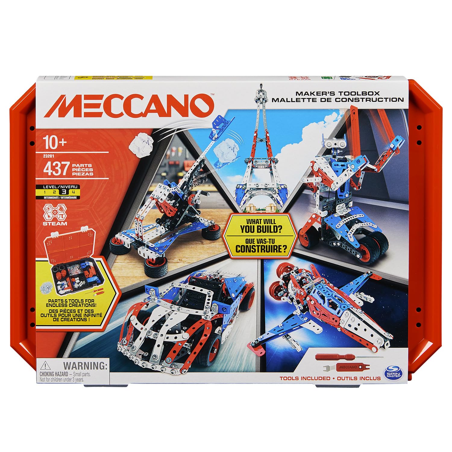 Meccano — Mallette de construction 5 en 1 — idée cadeau original