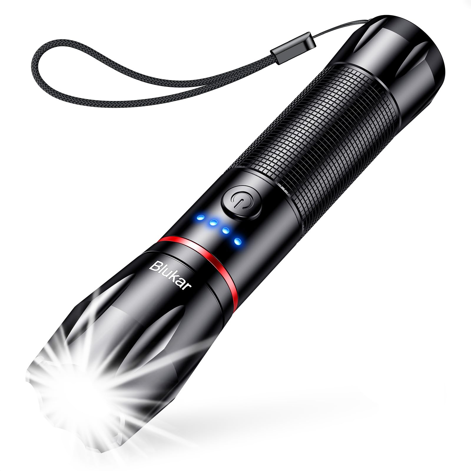 Blukar lampe torche LED rechargeable 2000 lumens — idée cadeau original