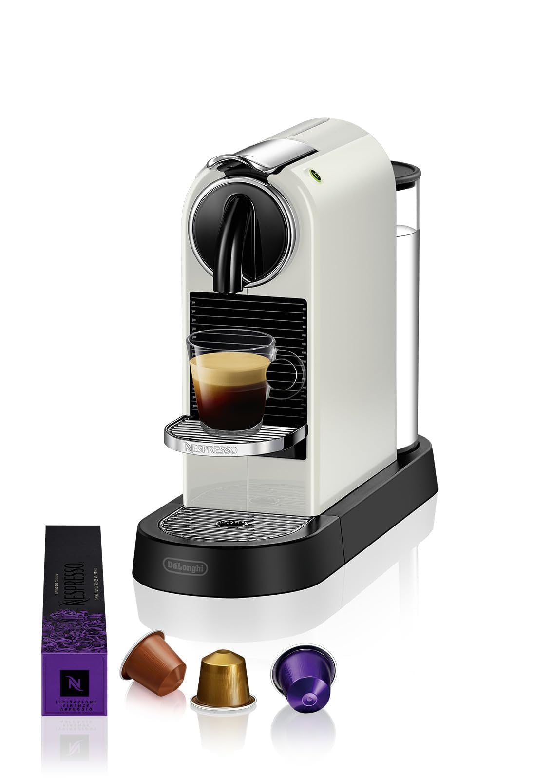 De'Longhi Nespresso CitiZ EN167, machine à capsules compacte (blanche) — idée cadeau original