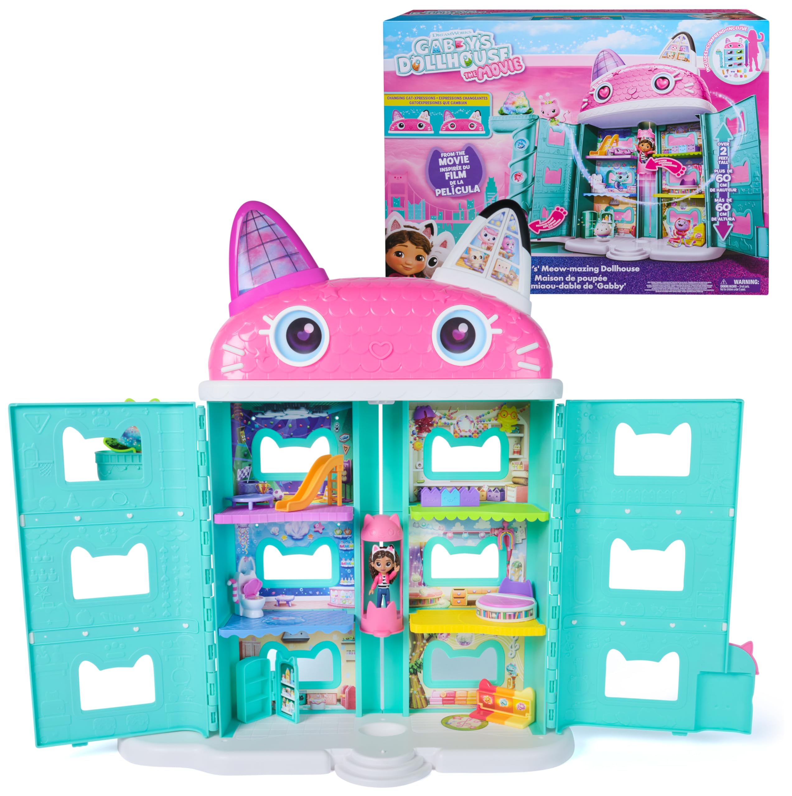 Gabby et la Maison Magique, maison de poupée de 60 cm — idée cadeau original