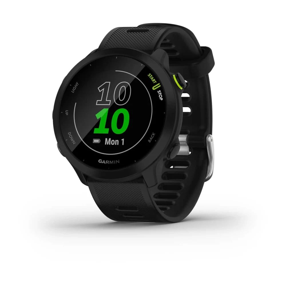 Garmin Forerunner 55 GPS Running Smartwatch, Black — original gift idea