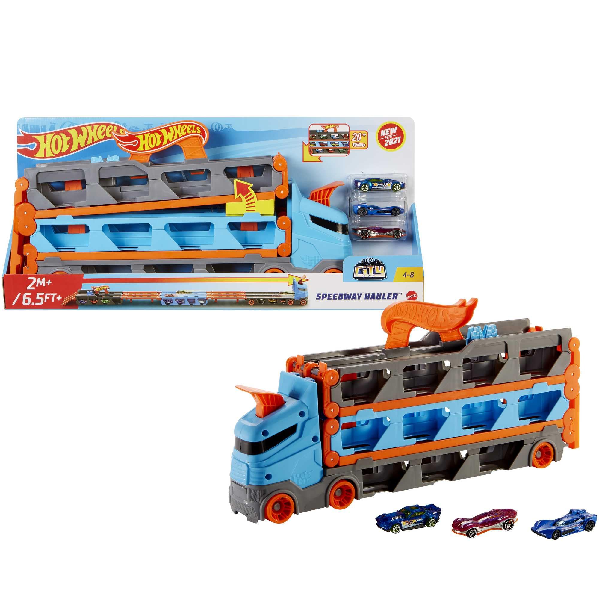 Hot Wheels Super Transporteur Extensible HGH33 — idée cadeau original