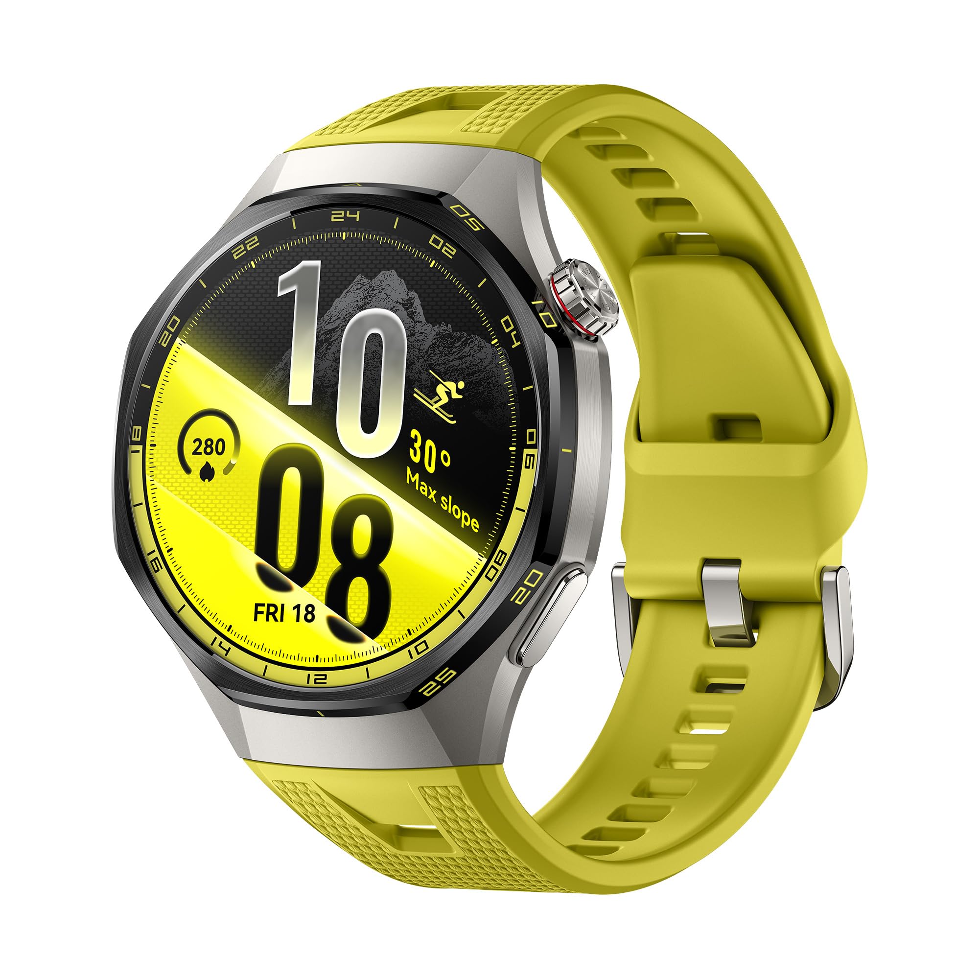 HUAWEI Watch GT 7 Pro 46 mm, montre connectée en titane (jaune) — idée cadeau original