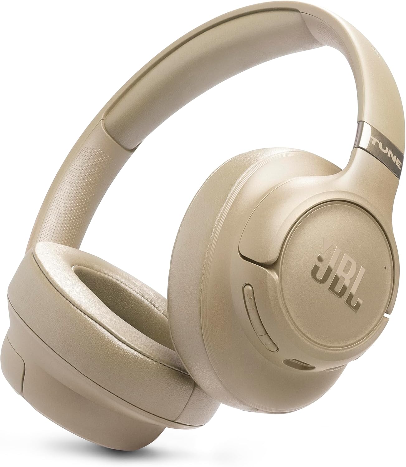 JBL Tune 780NC, casque sans fil circum-auriculaire beige — idée cadeau original