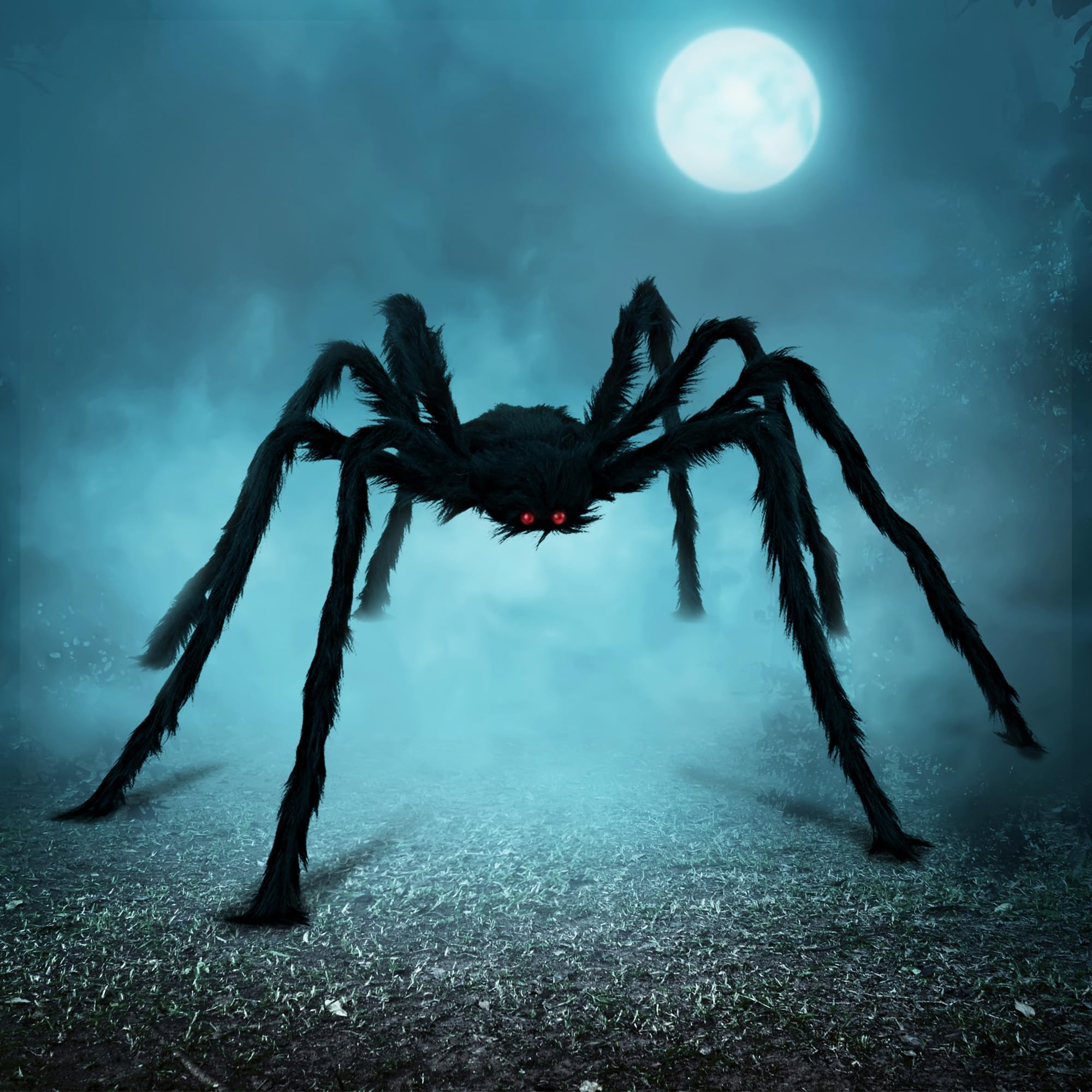 JOYIN Araignée géante poilue Halloween 160 cm — idée cadeau original