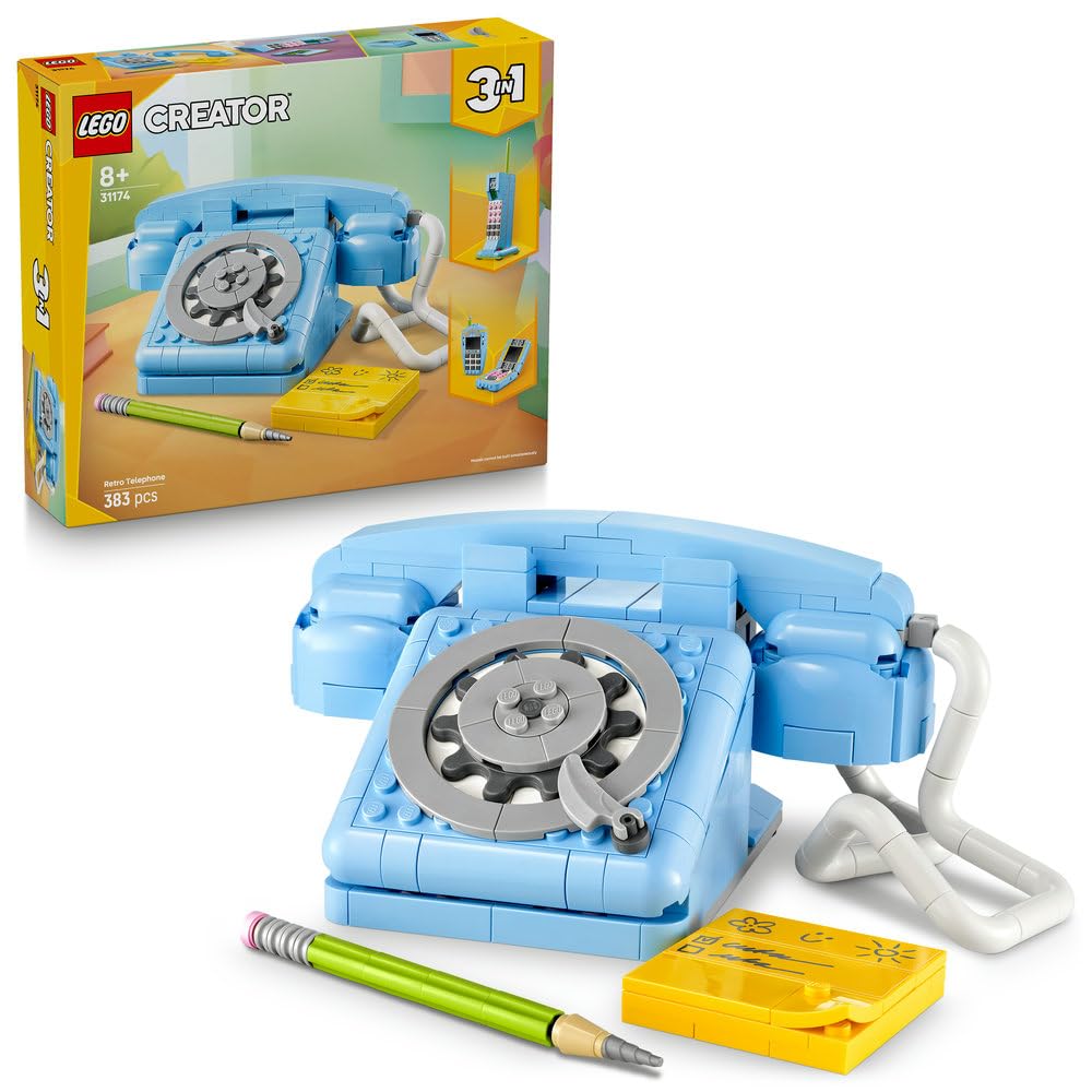LEGO Creator 3-en-1 Le téléphone rétro 31174 — idée cadeau original