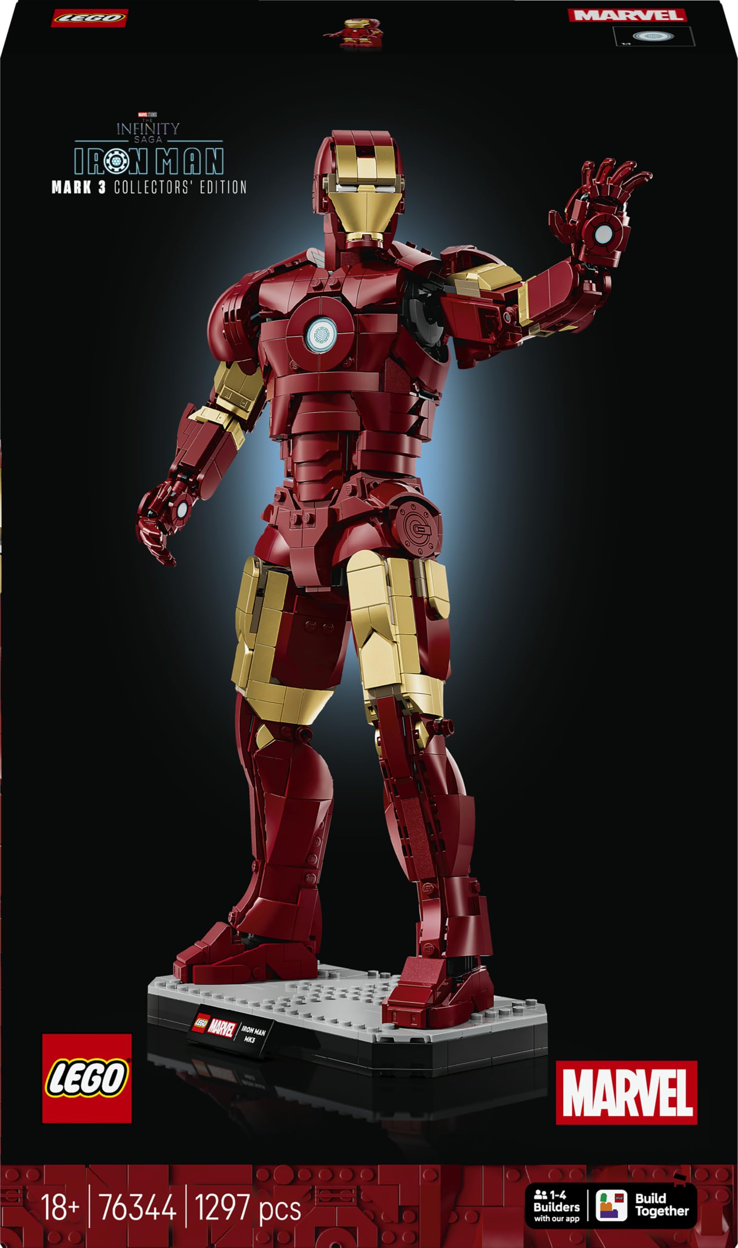 LEGO Marvel Iron Man Mark 3 Édition Collector 76344 — idée cadeau original