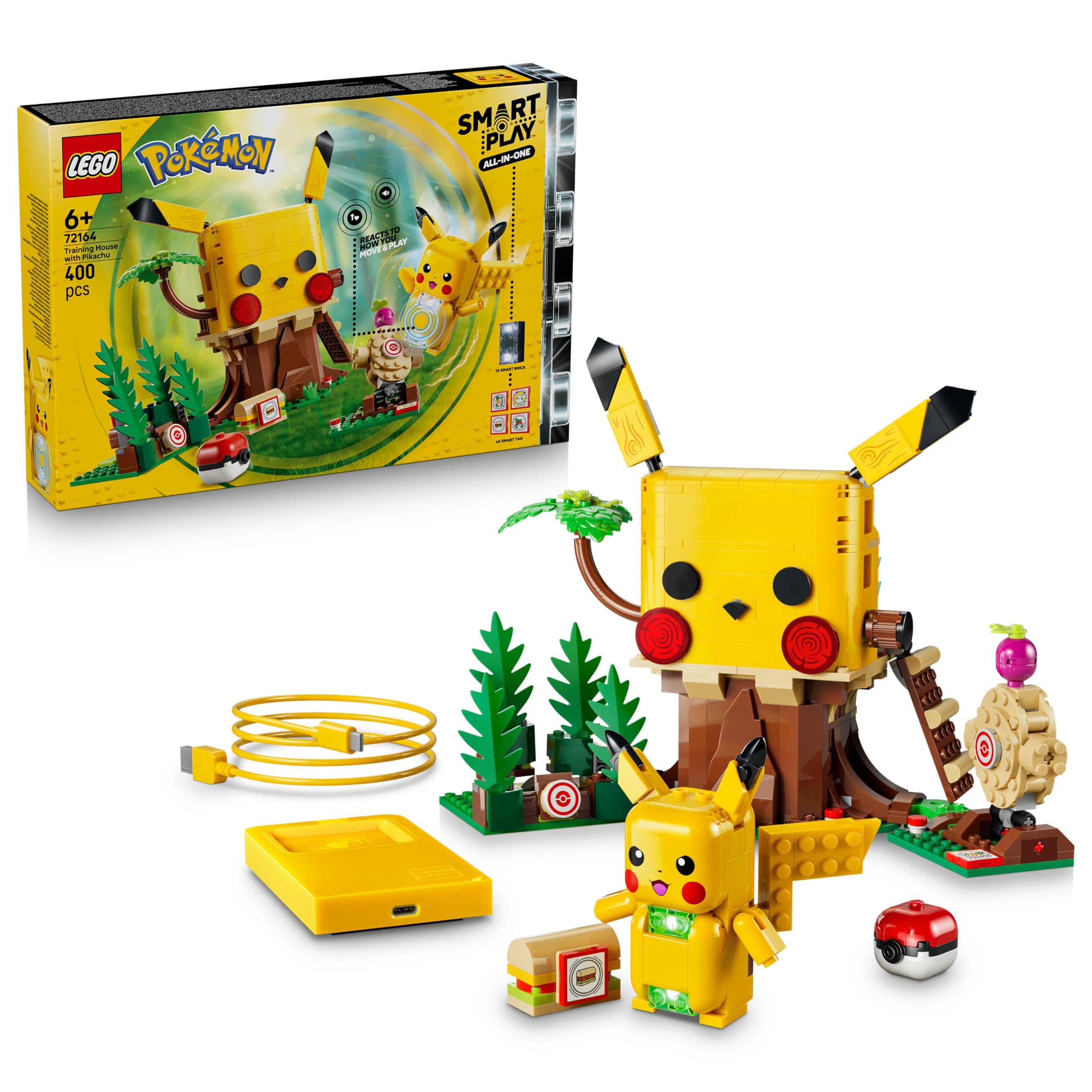 LEGO Pokémon Smart Play Pikachu et la cabane d'entraînement 72164 — idée cadeau original