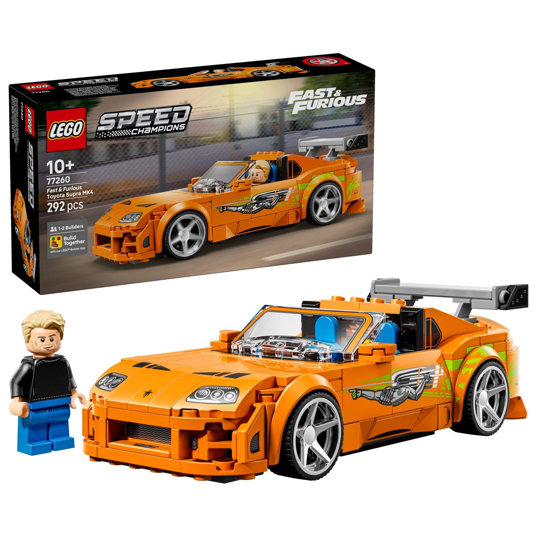 LEGO Speed Champions Toyota Supra MK4 de Fast and Furious 77260 — idée cadeau original