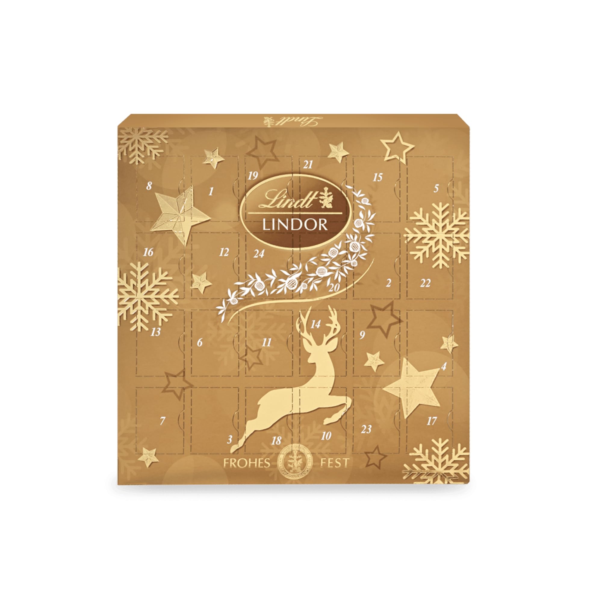 Lindt Lindor, calendrier de l'Avent 24 mini boules de chocolat — idée cadeau original