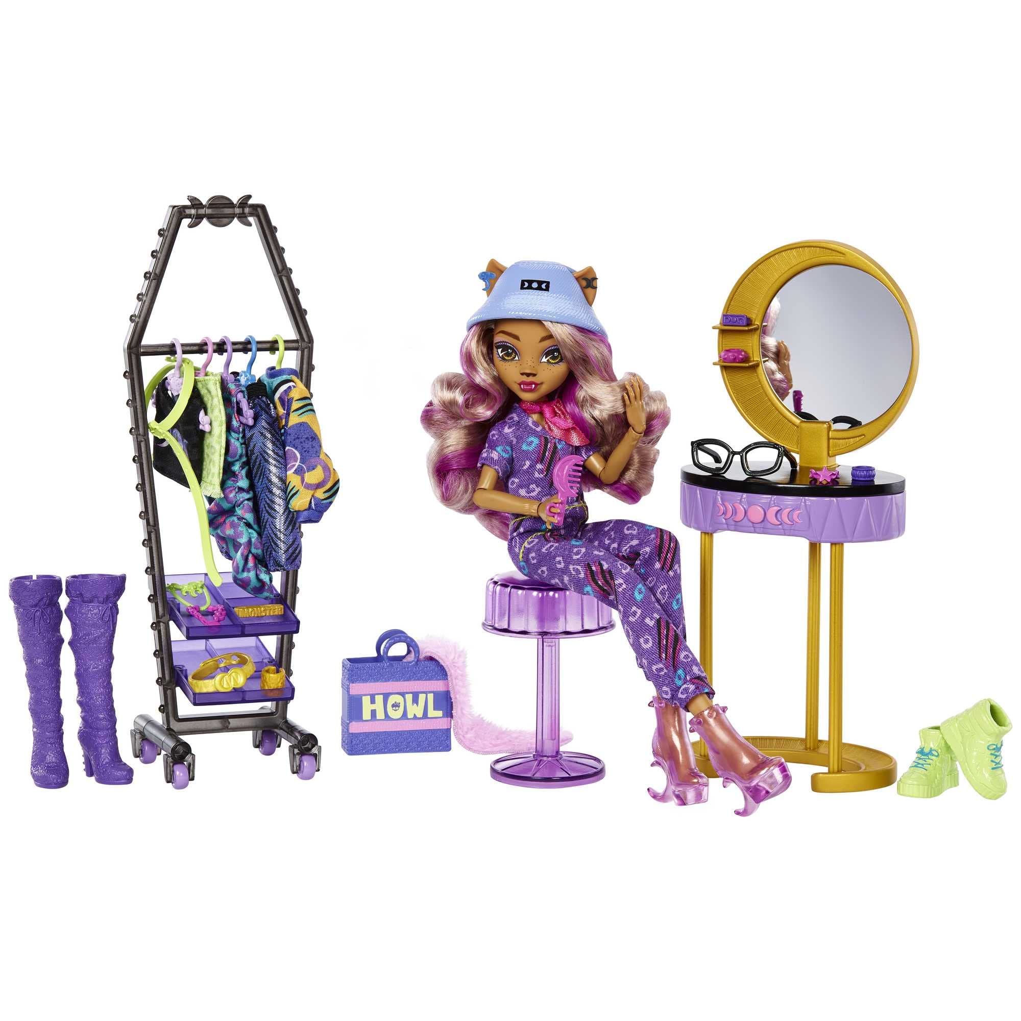 Monster High Coffret Studio de Mode Clawdeen Wolf — idée cadeau original