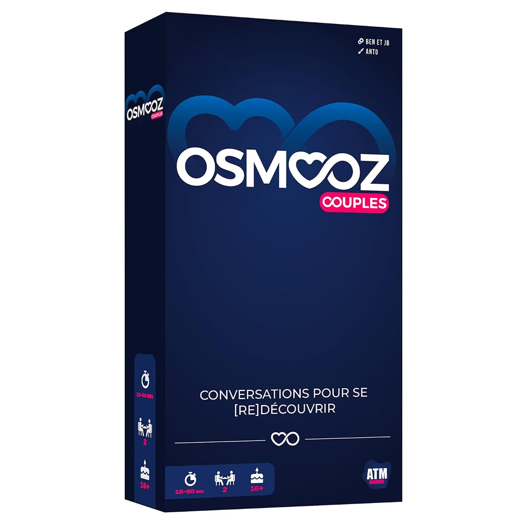Le jeu de cartes OSMOOZ Couple, 180 cartes — idée cadeau original