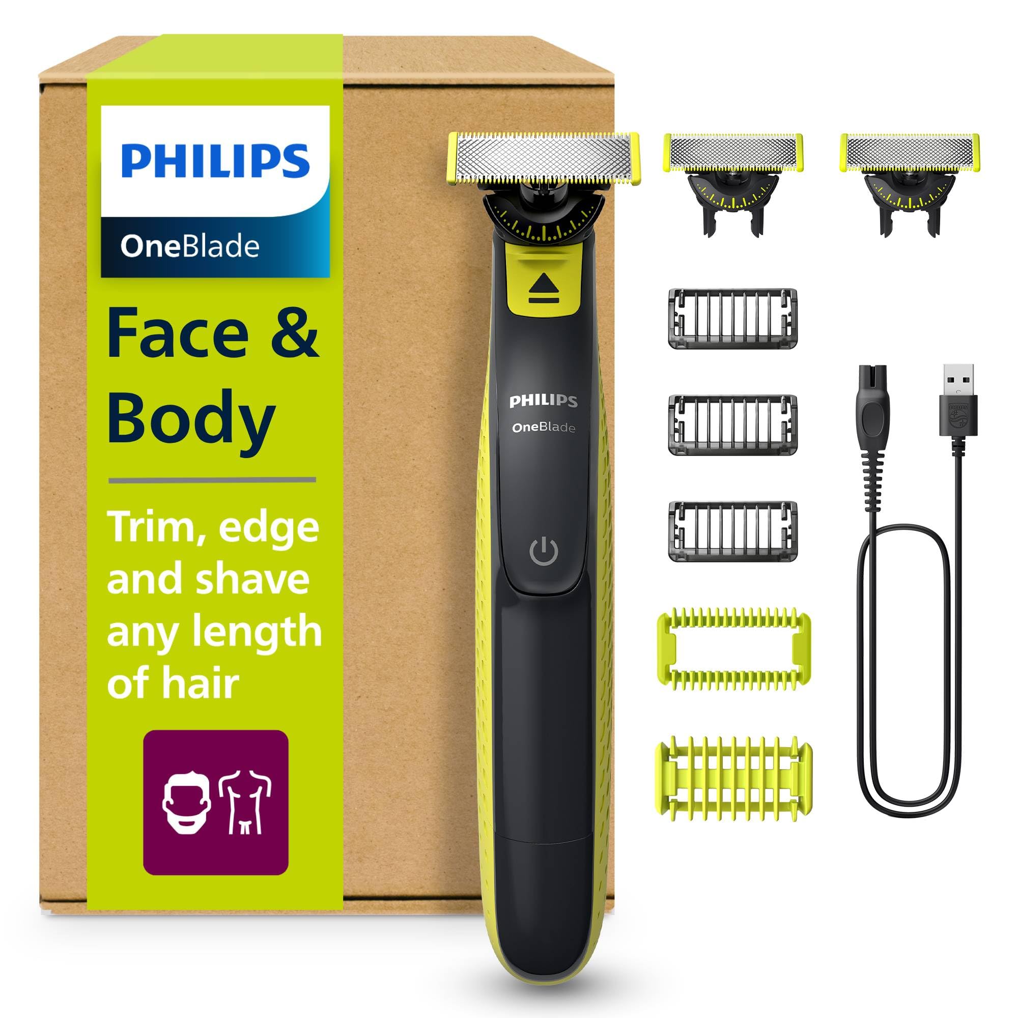 Philips OneBlade 360 Authentic Barber — Rasoir et tondeuse à barbe — idée cadeau original