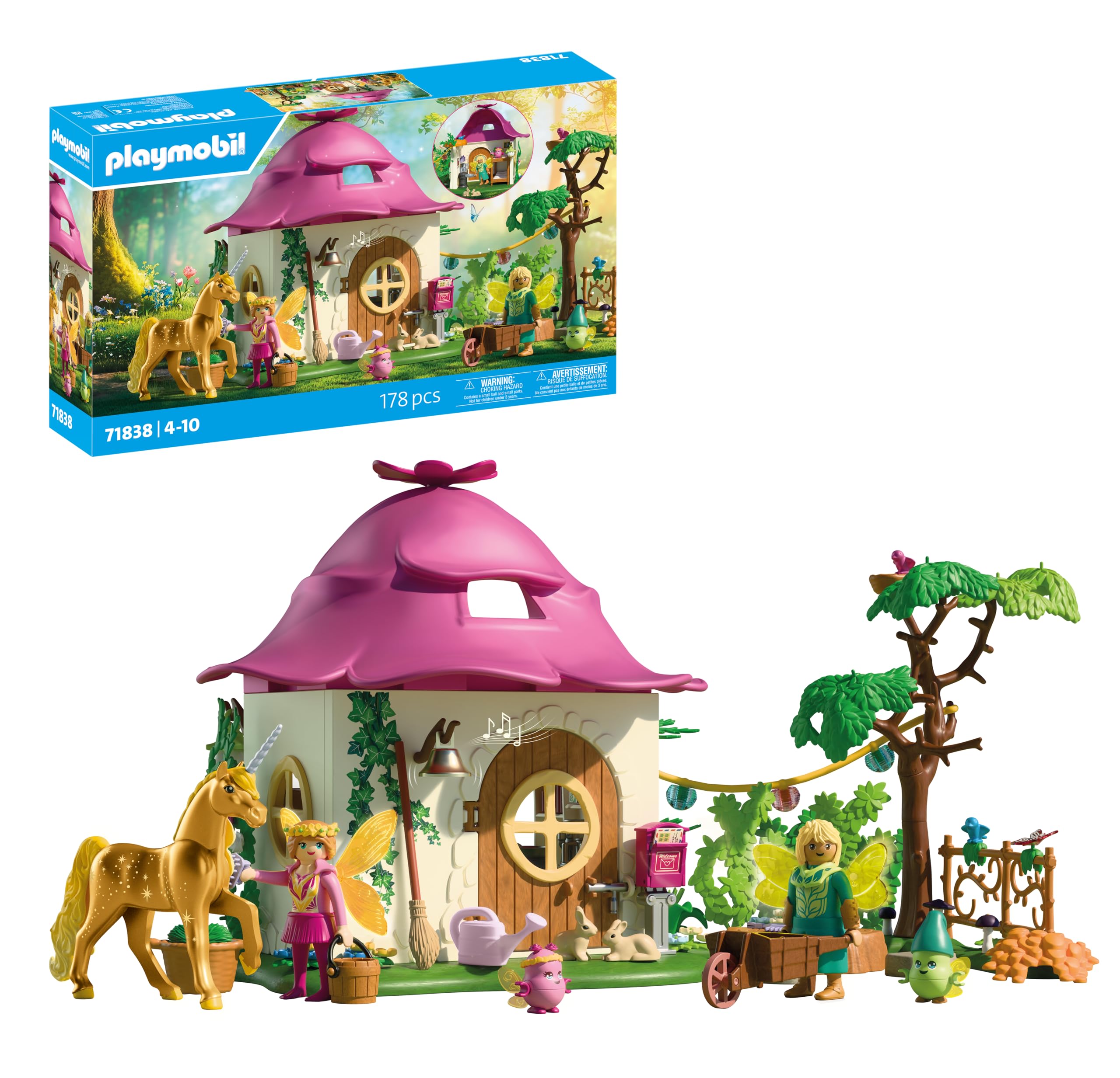 Playmobil Magic Unicorns Cozy Fairy Home with Golden Unicorn — original gift idea