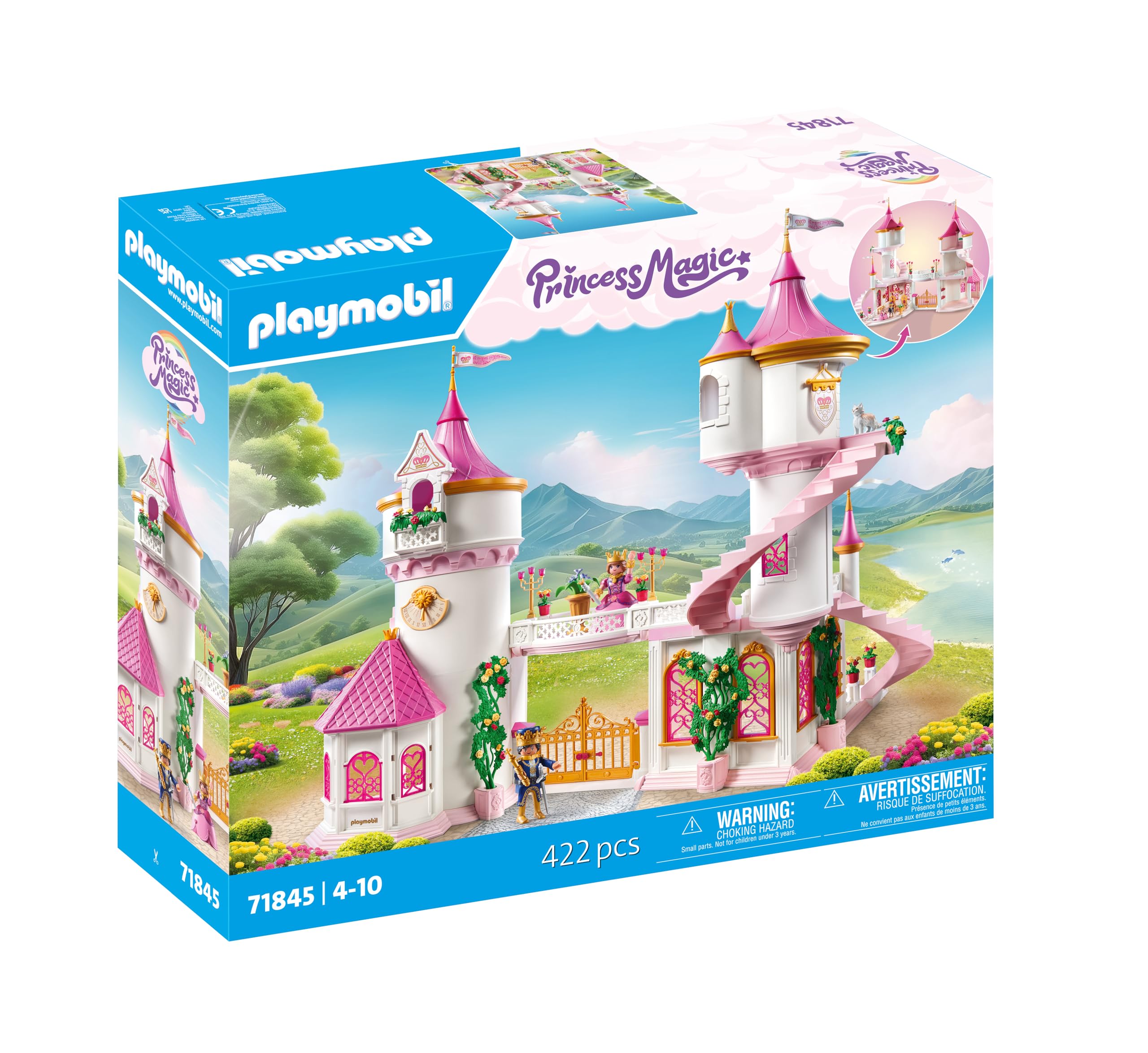 Playmobil Princess Magic, château de princesse avec le couple royal (71845) — idée cadeau original