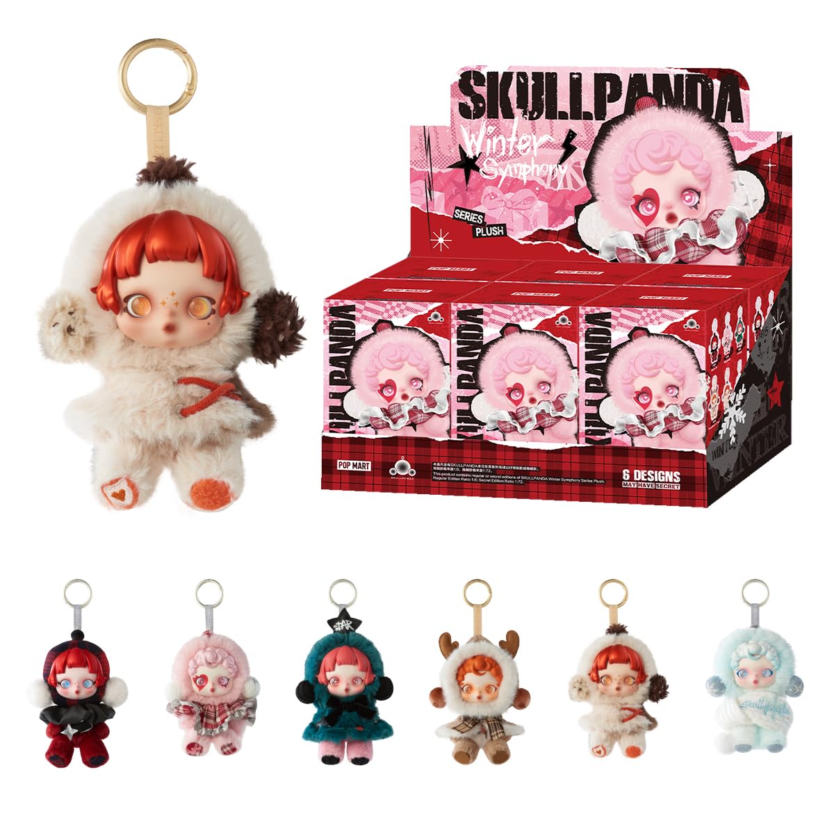 POP MART Skullpanda Winter Symphony Series, figurine de collection — idée cadeau original