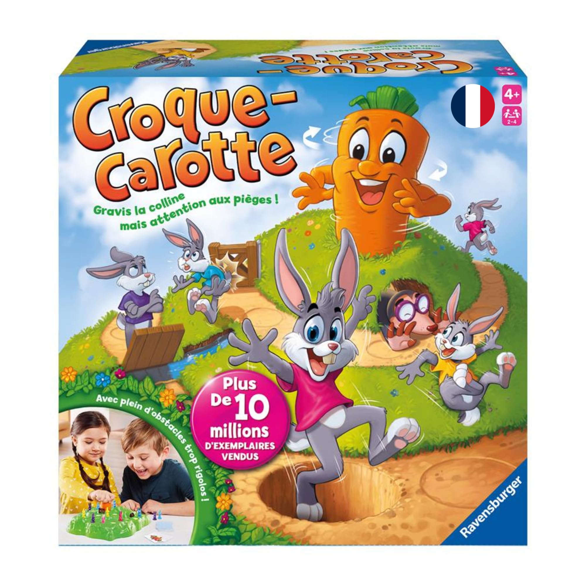 Ravensburger Croque Carotte, jeu de société enfant dès 4 ans — idée cadeau original