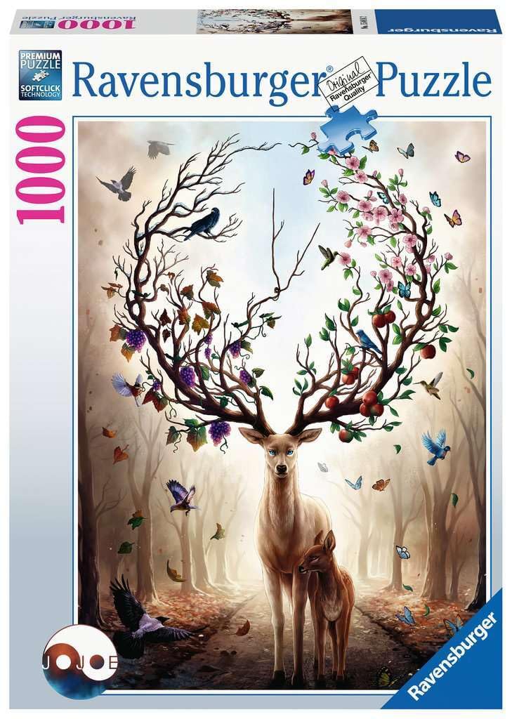 Ravensburger Magical Deer 1000-Piece Jigsaw Puzzle — original gift idea