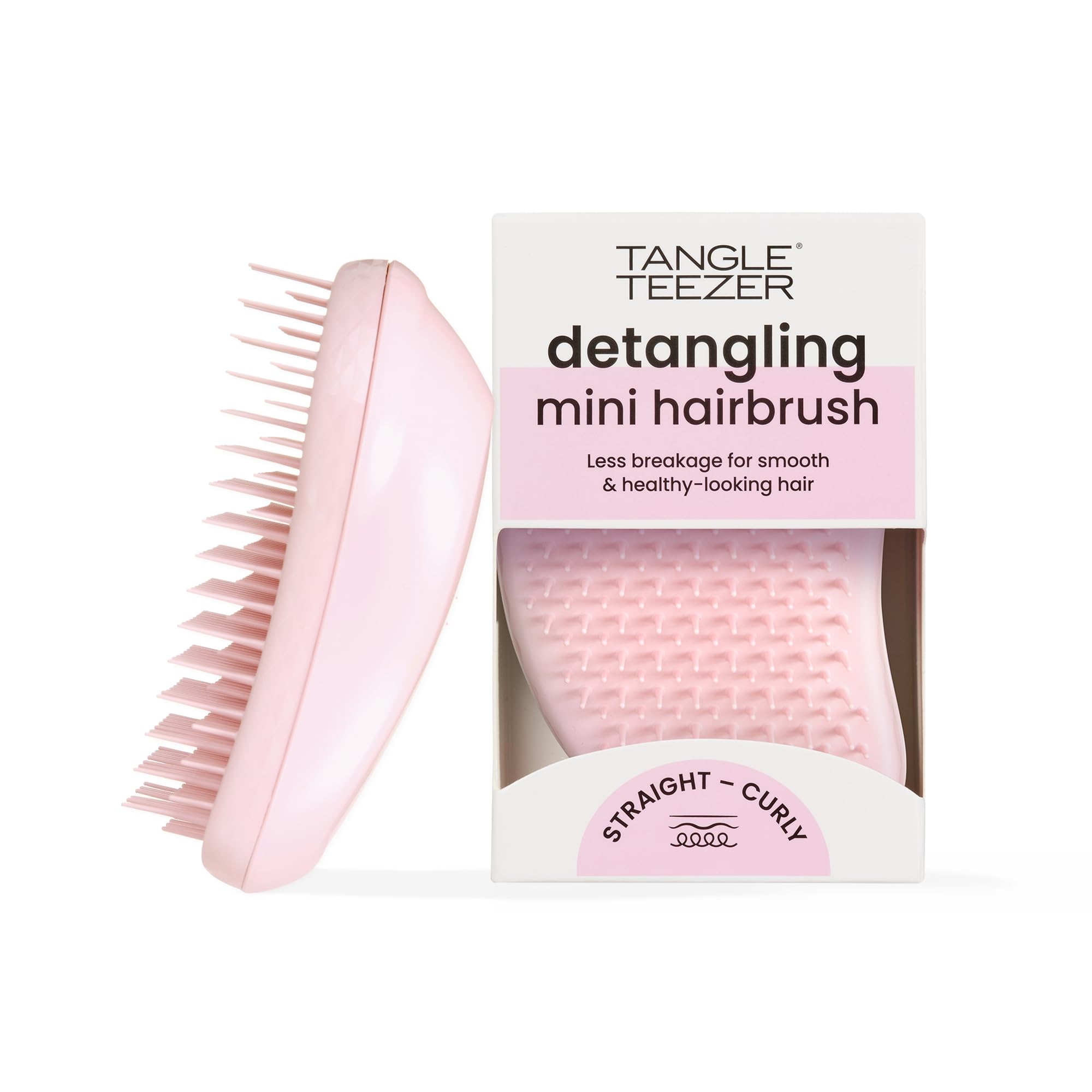 Tangle Teezer Original Detangler Mini Hair Brush, Millennial Pink — original gift idea