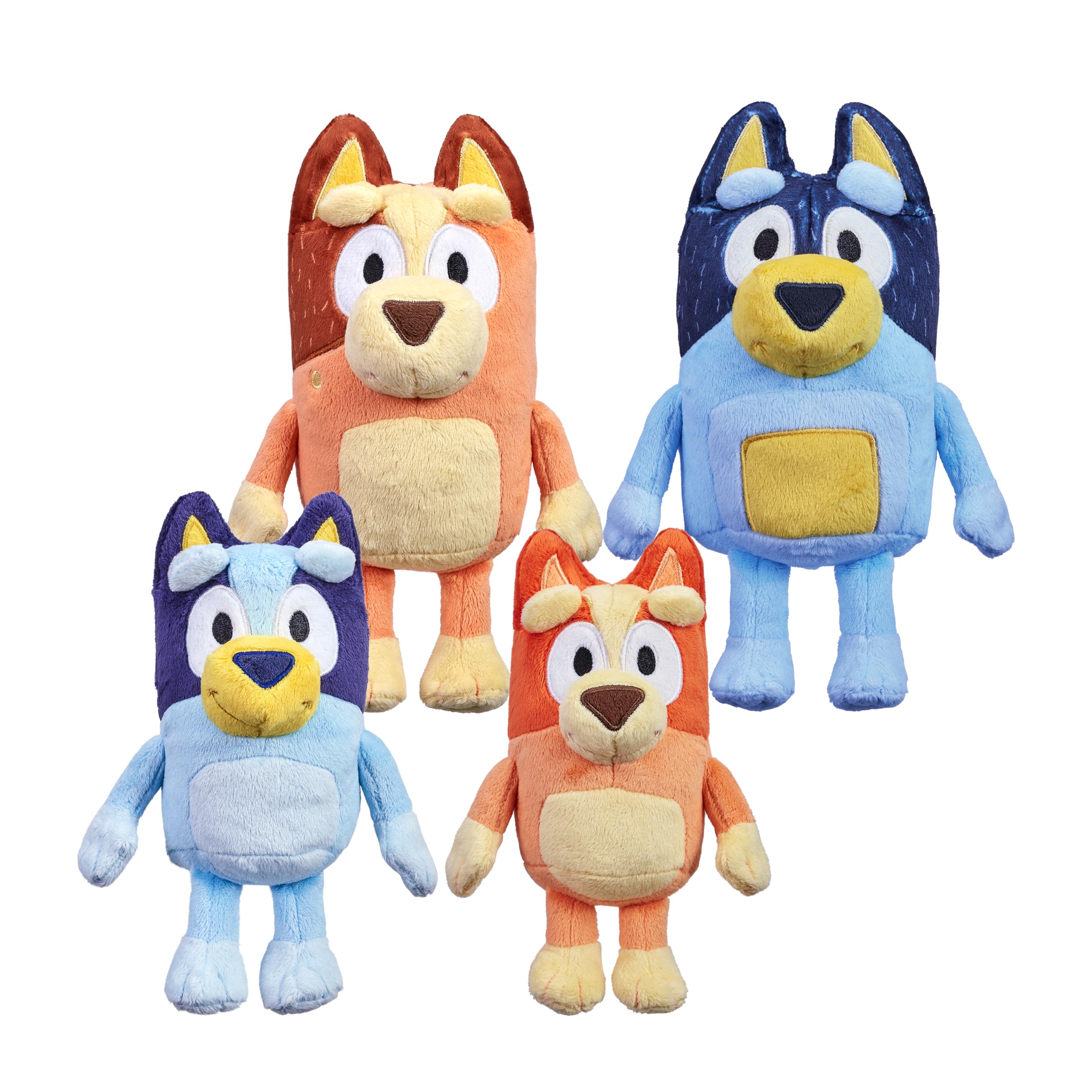 Bluey Heeler Family Plush Set of 4, 7-8 Inch — original gift idea