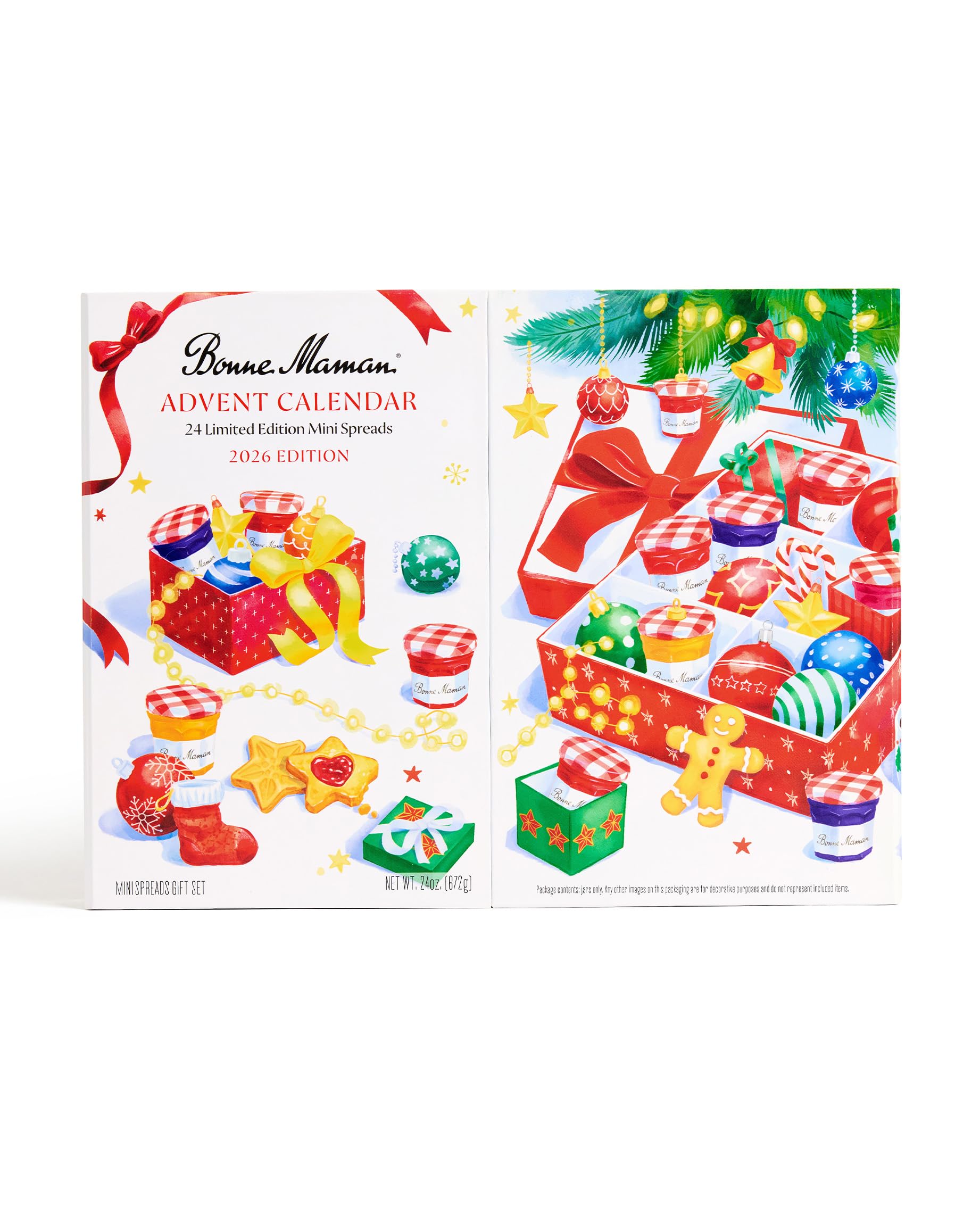 Bonne Maman 2026 Advent Calendar with 24 Mini Jam Jars — original gift idea