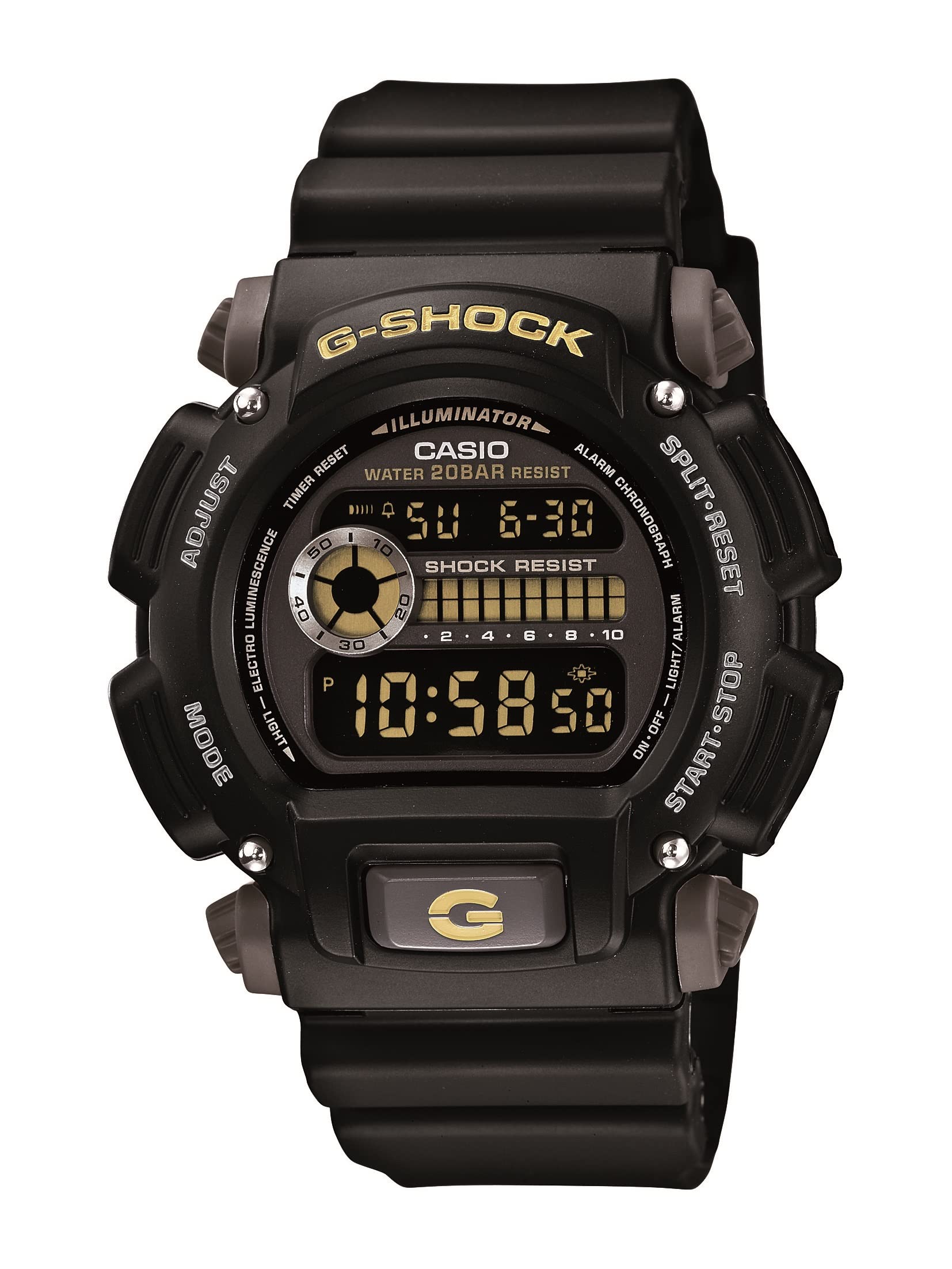 Casio Men's G-Shock Quartz Resin Sport Watch, Black — original gift idea