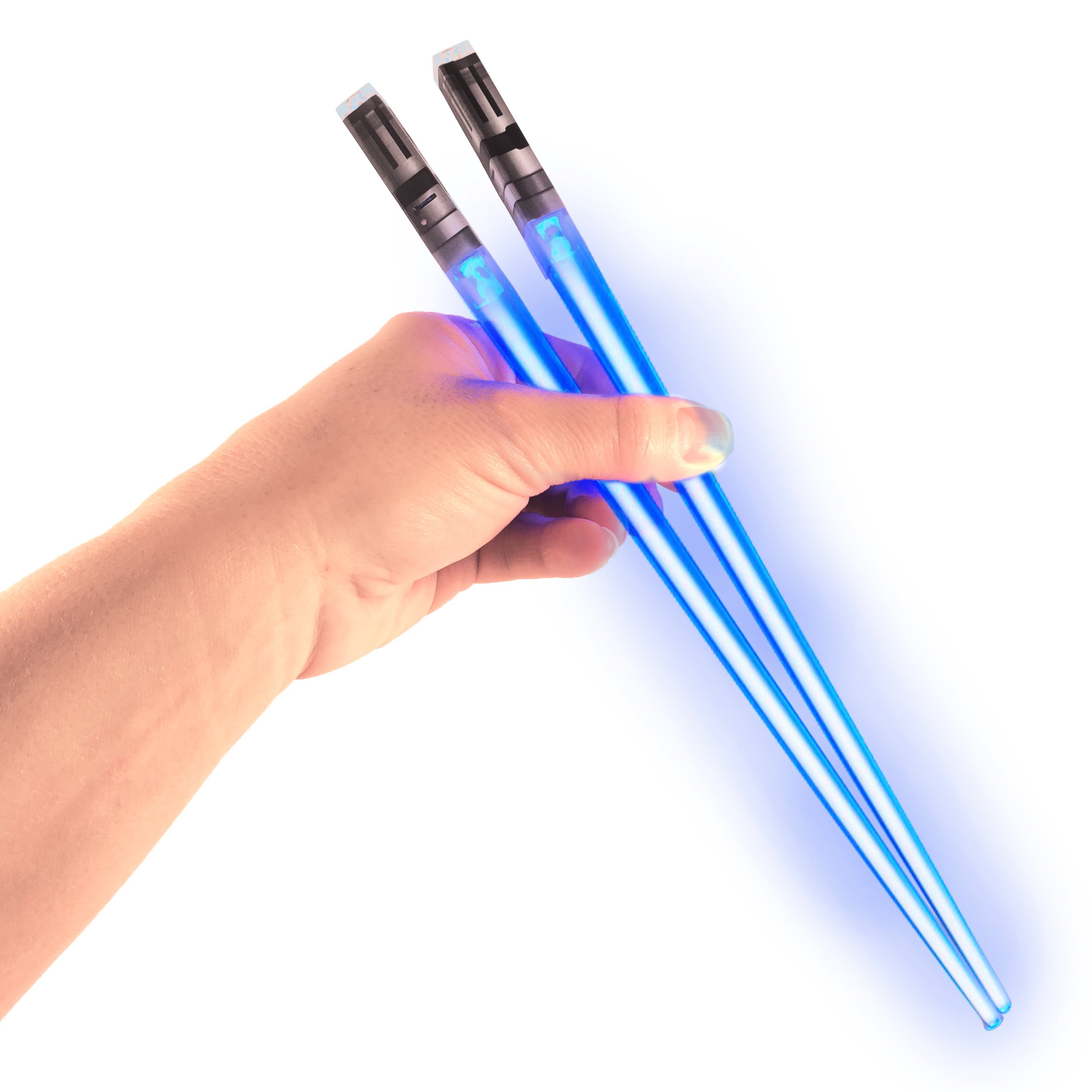 ChopSabers Lightsaber Led Light Up Chopsticks (1 Pair, Blue) — original gift idea
