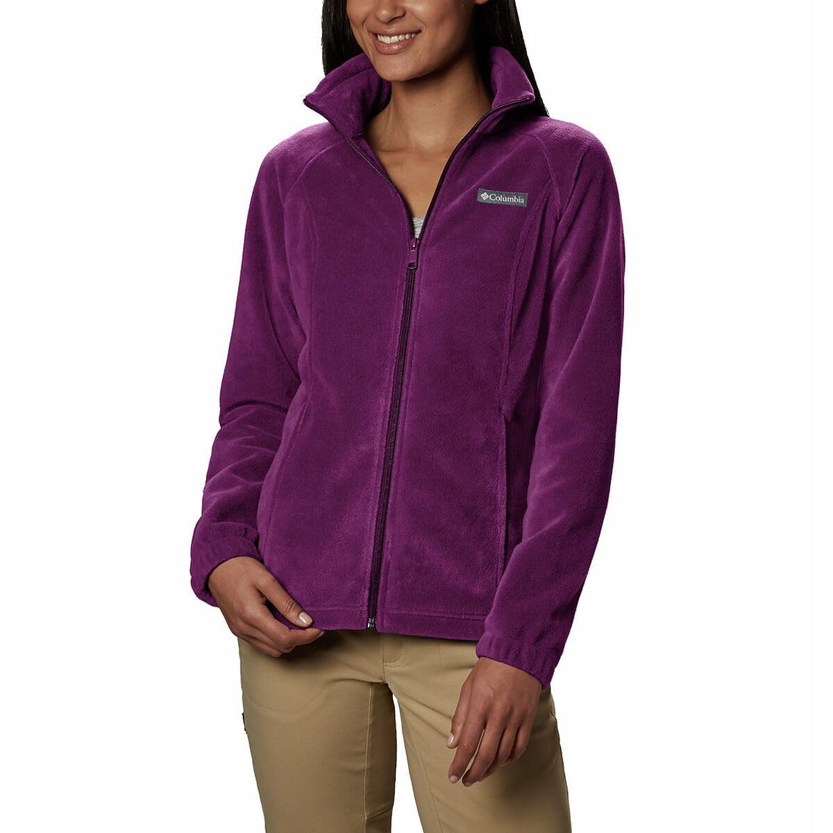 Columbia Women's Benton Springs Full Zip (Dark Raspberry, Small) — original gift idea