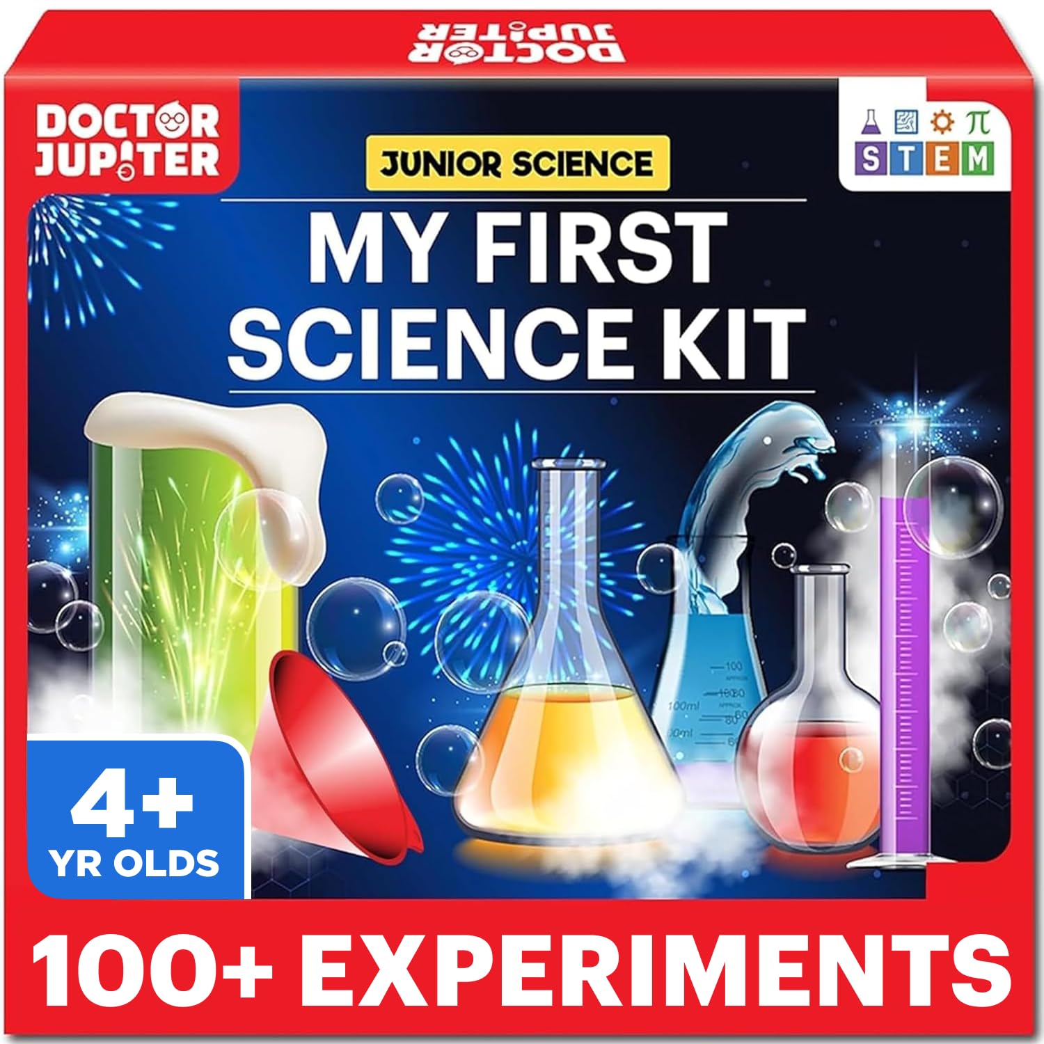 Doctor Jupiter My First Science Experiments Kit for Kids Ages 4+ — original gift idea