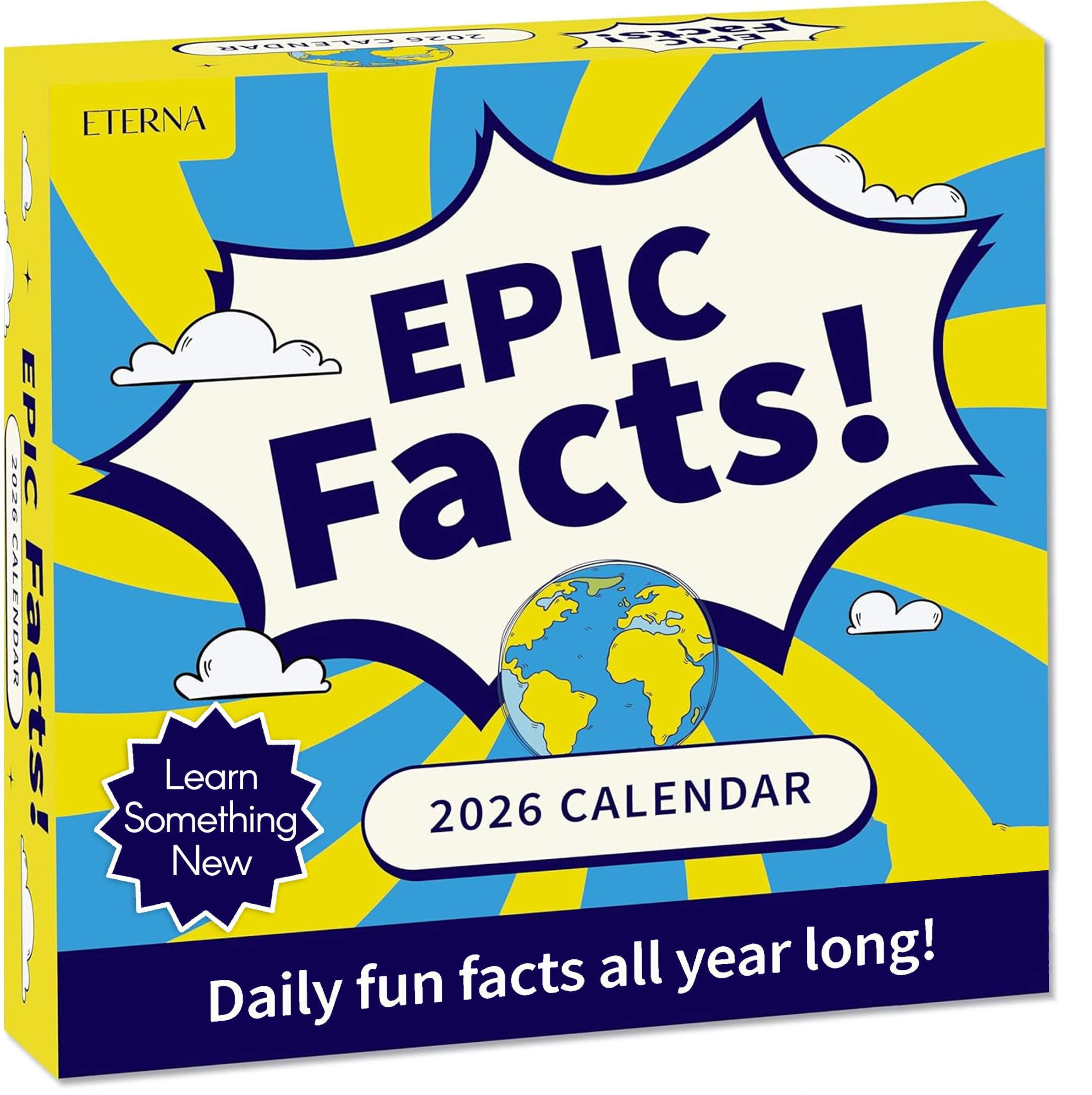 2026 Epic Facts Daily Desktop Calendar — original gift idea