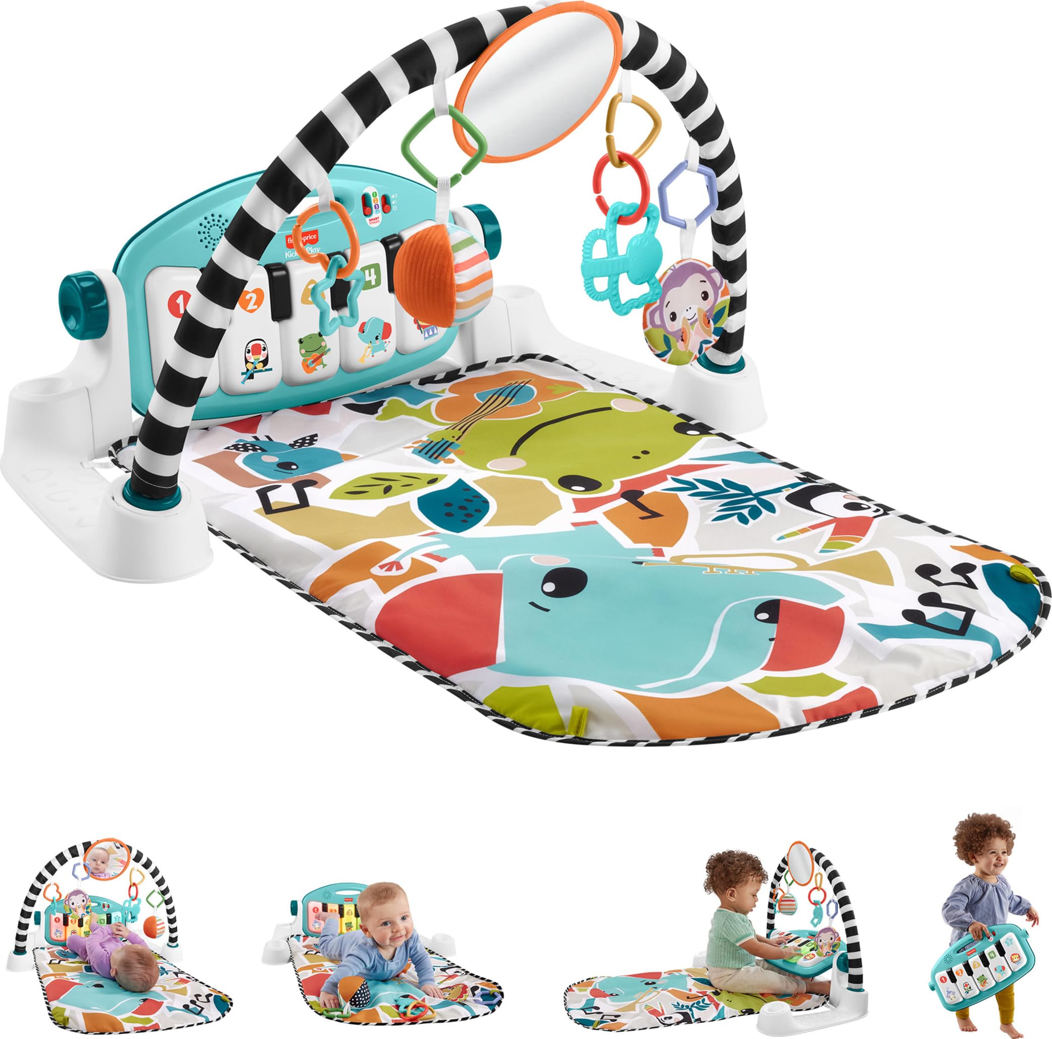 Fisher-Price Glow and Grow Kick & Play Piano Gym — original gift idea