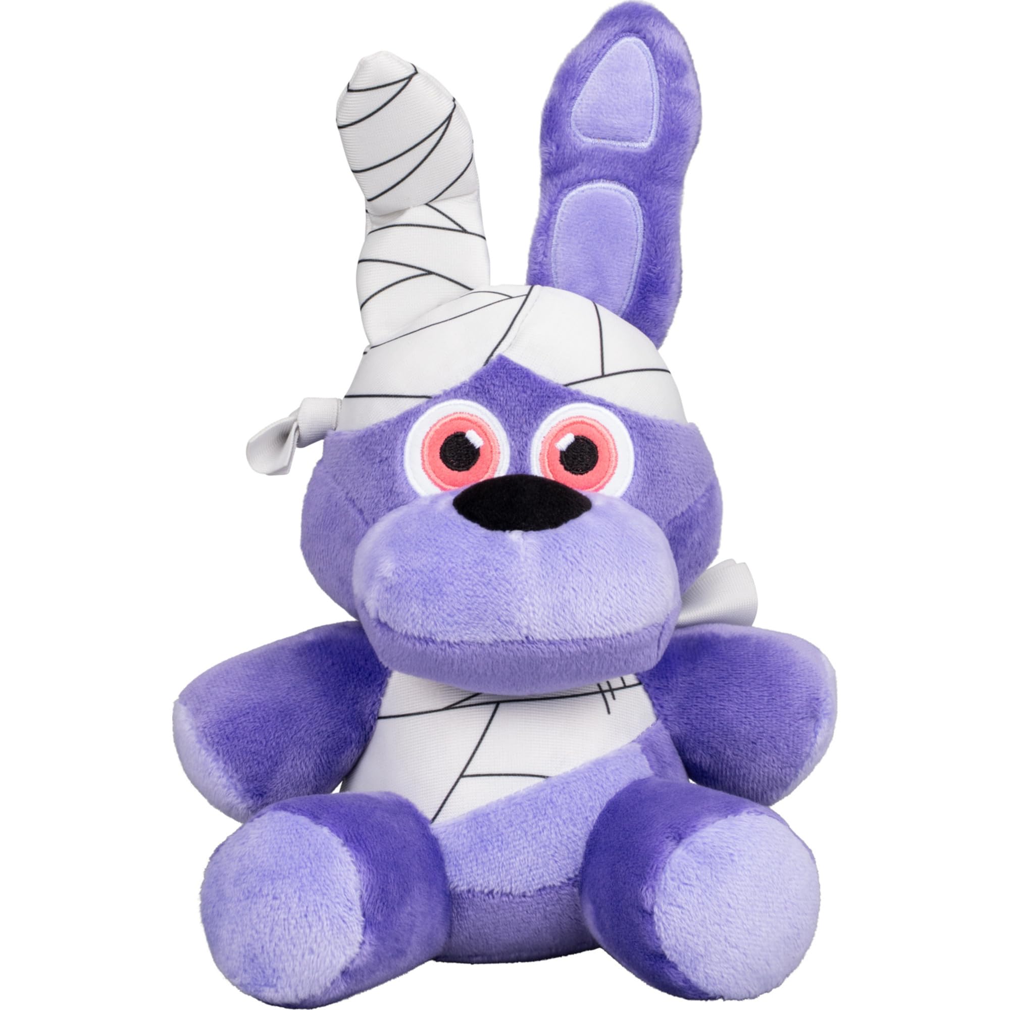 Jazwares Five Nights at Freddy's Halloween Bonnie Plush - 8-Inch Stuffie with Mummy Costume and Glow-in-The-Dark Eyes — original gift idea