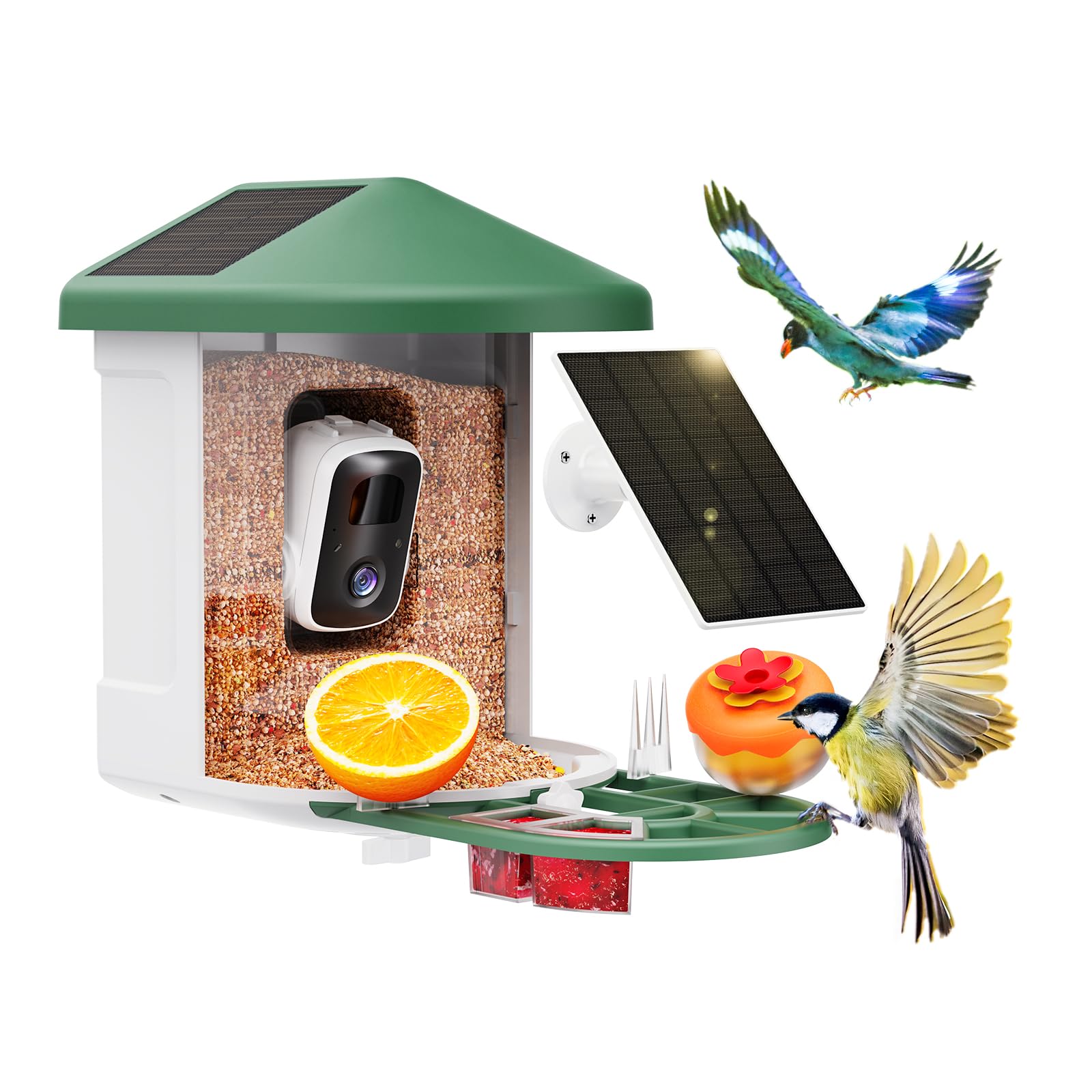 HARYMOR Smart Bird Feeder with Camera, Solar Powered — original gift idea