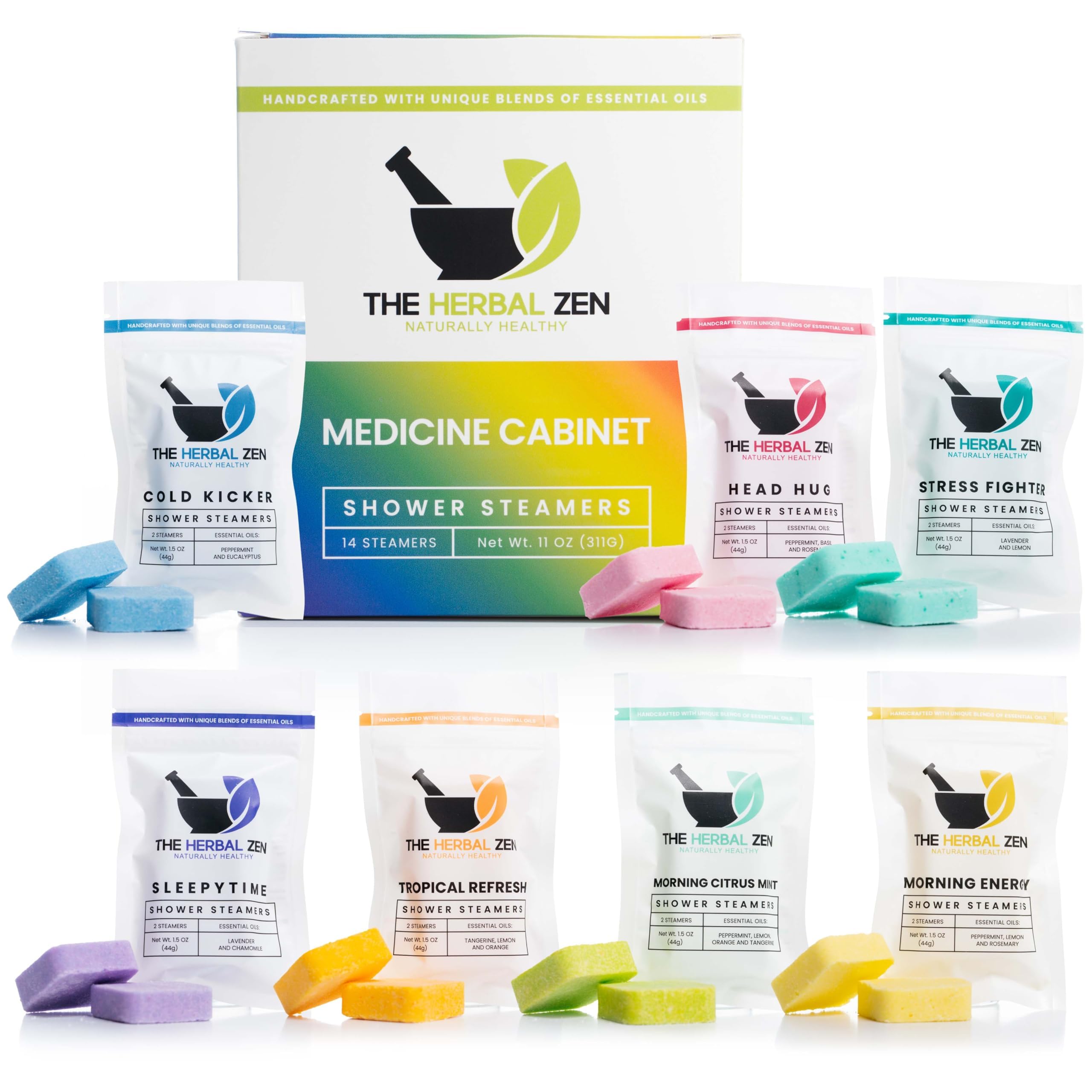 The Herbal Zen Shower Steamers Aromatherapy, 14 Pack — original gift idea