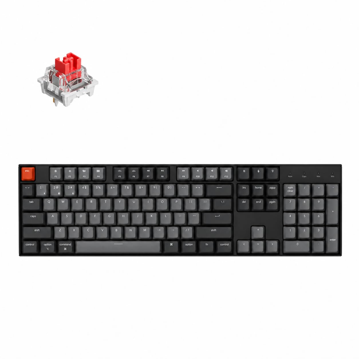 Keychron K10 Full-Size Wireless Mechanical Keyboard — original gift idea