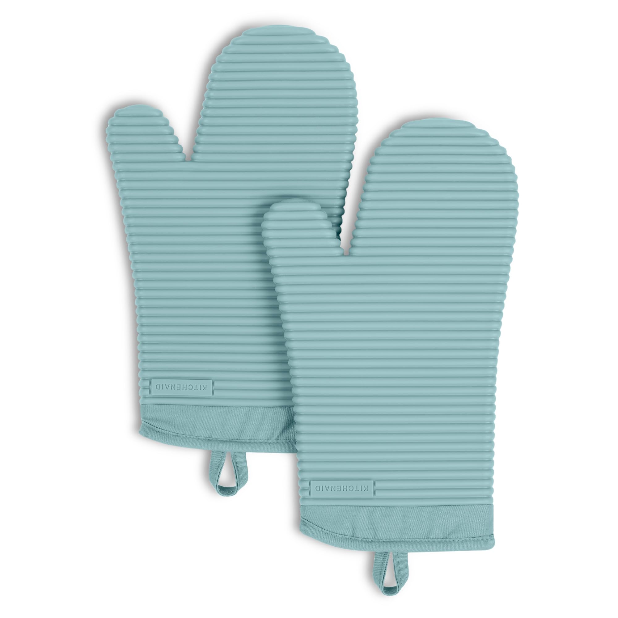 KitchenAid Ribbed Soft Silicone Oven Mitt 2-Pack — original gift idea
