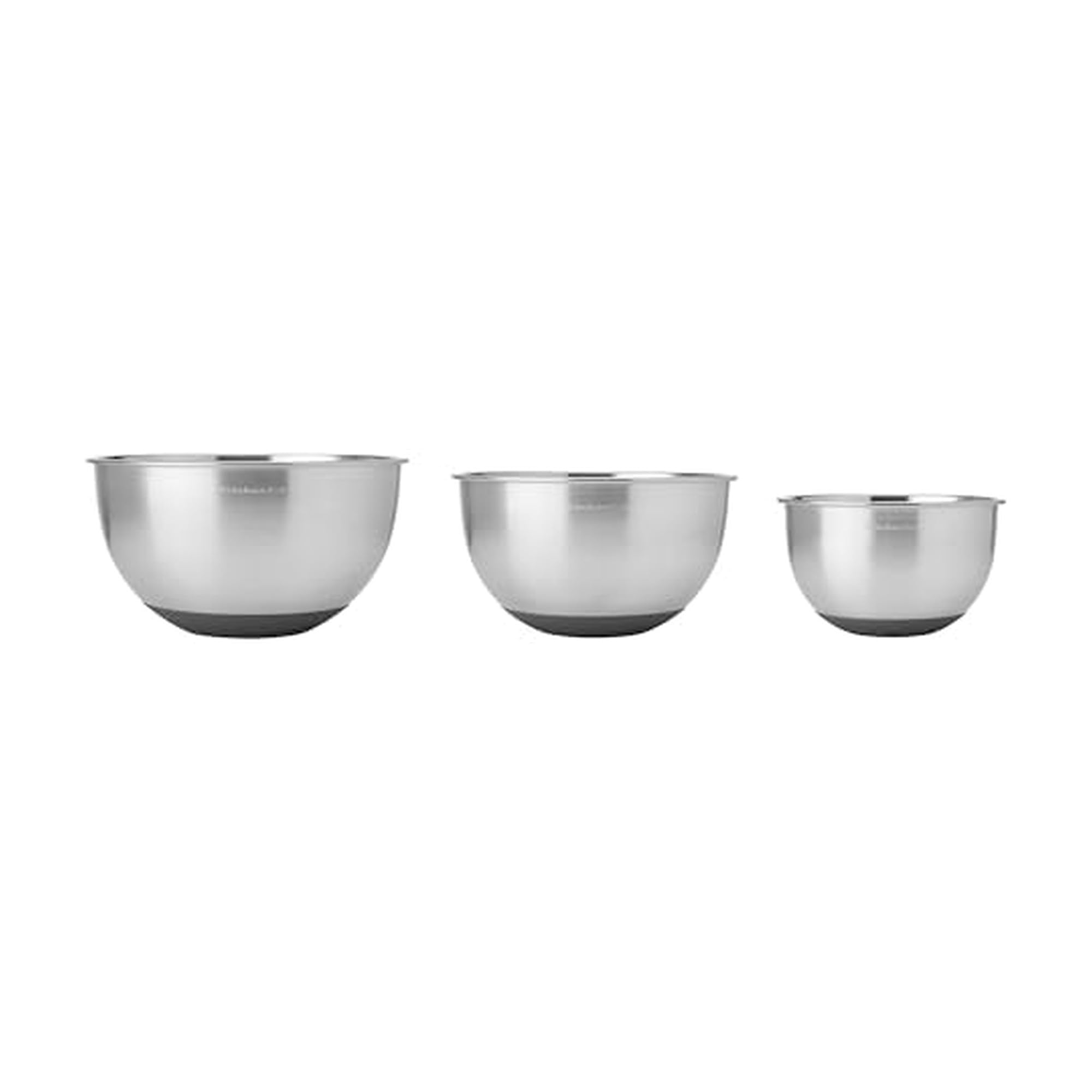 KitchenAid Stainless Steel Mixing Bowls, Set of 3 — original gift idea