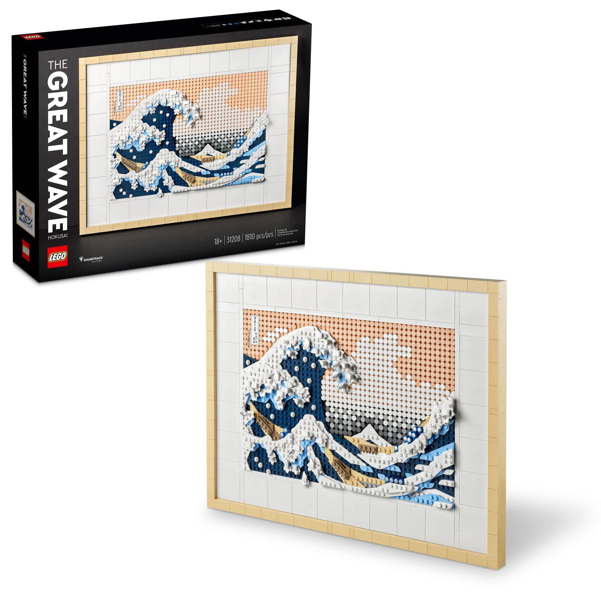 LEGO Art Hokusai — The Great Wave — original gift idea