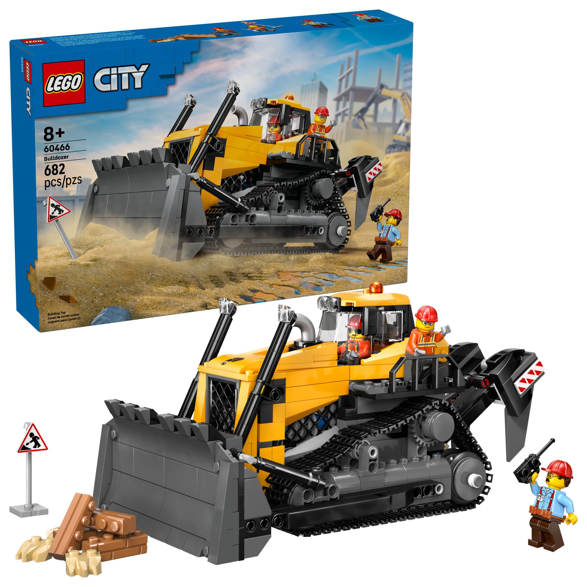 LEGO City Yellow Construction Bulldozer — original gift idea
