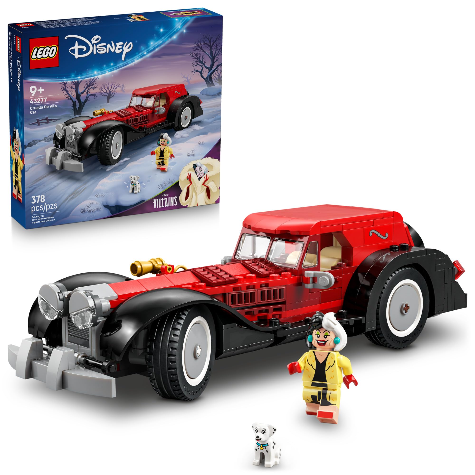 LEGO Disney Cruella De Vil's Car Building Toy (101 Dalmatians) — original gift idea