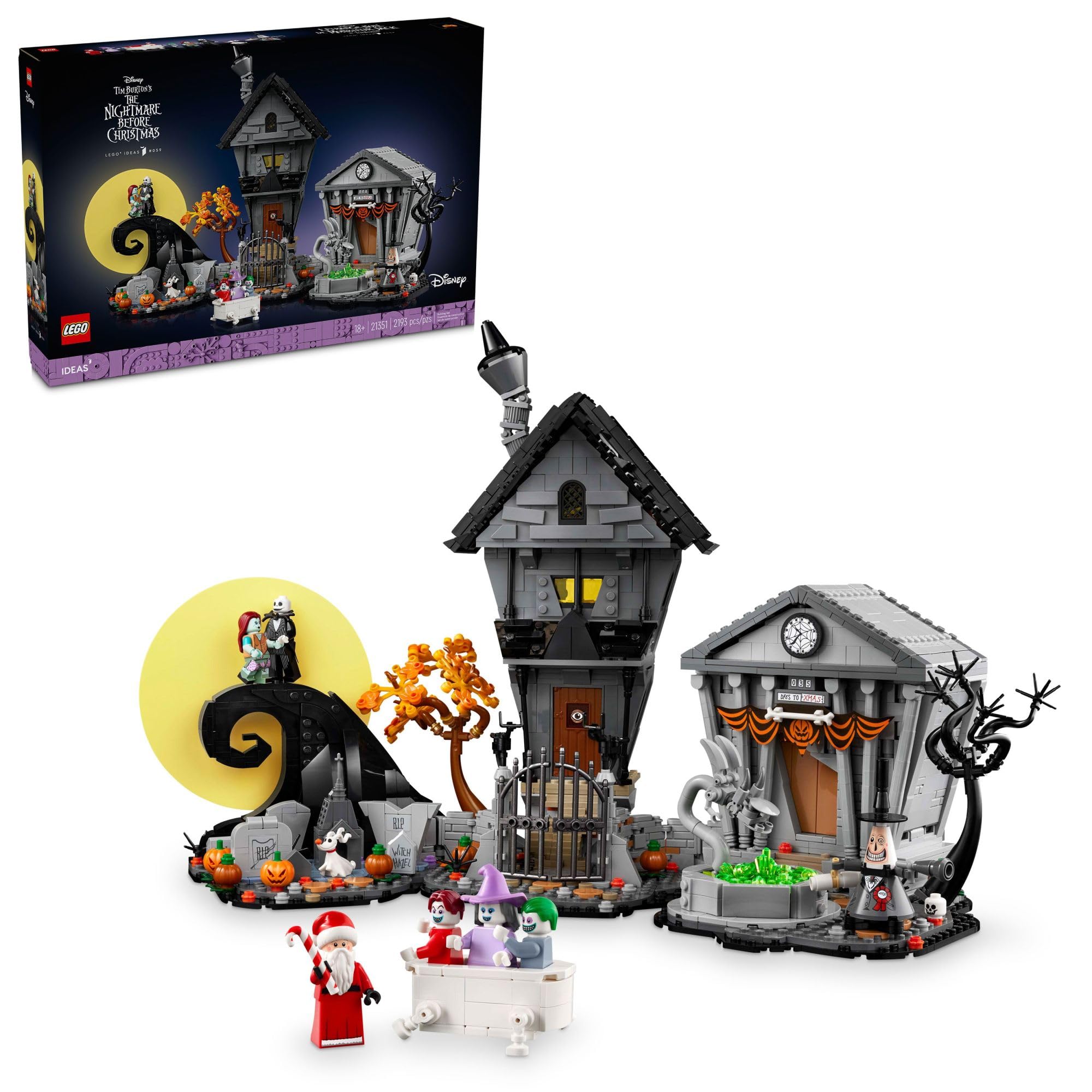 LEGO Disney The Nightmare Before Christmas Decor — original gift idea
