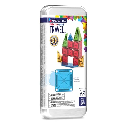 MAGNA-TILES microMAGS 26-Piece Travel Magnetic Construction Set — original gift idea