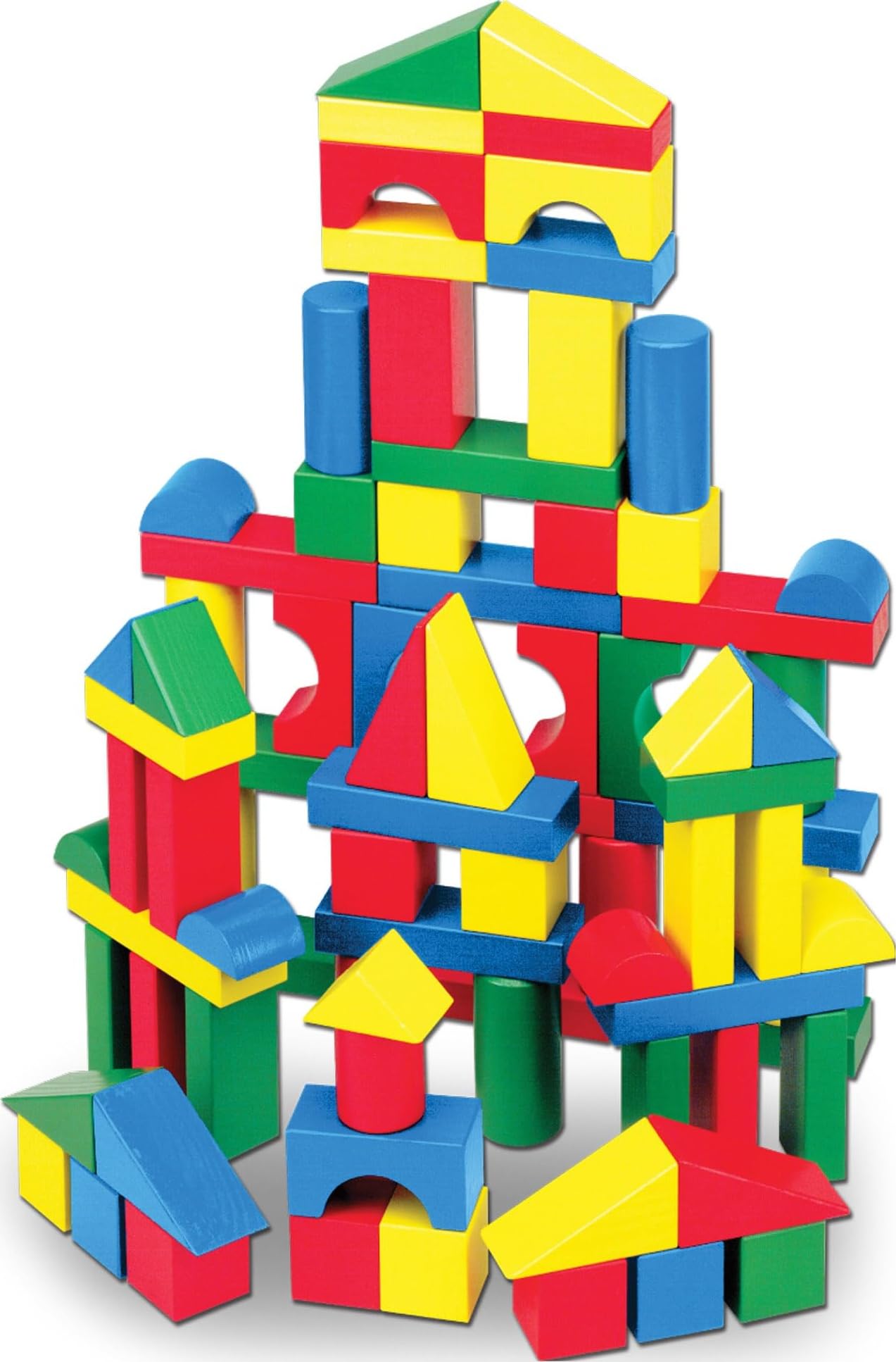 Melissa & Doug 100 Wooden Building Blocks with Storage Box — original gift idea