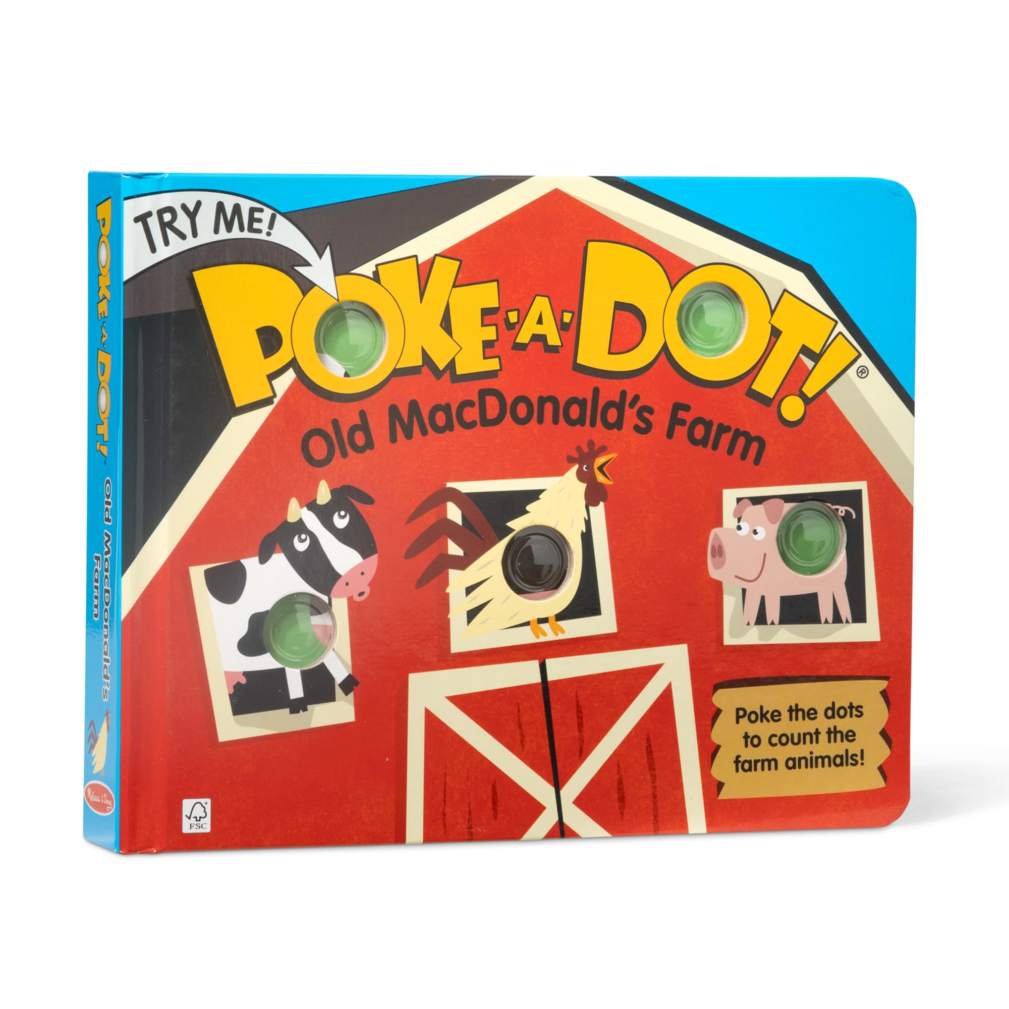 Melissa & Doug Poke-a-Dot Old MacDonald's Farm Board Book — original gift idea