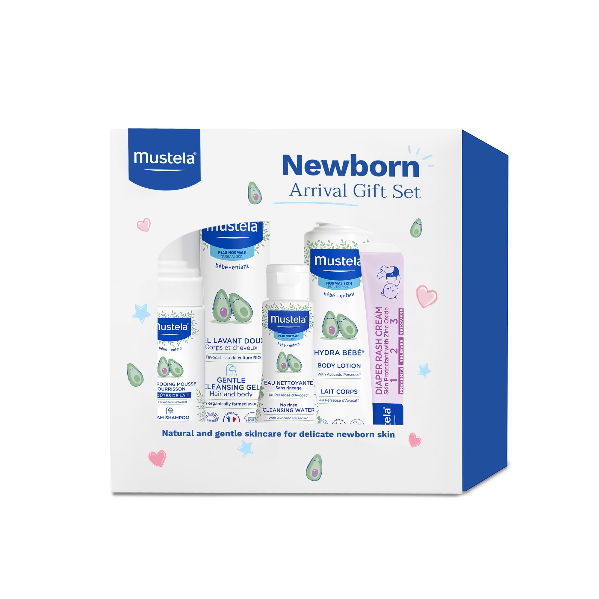 Mustela Newborn Arrival Gift Set (5-Piece Baby Skincare) — original gift idea