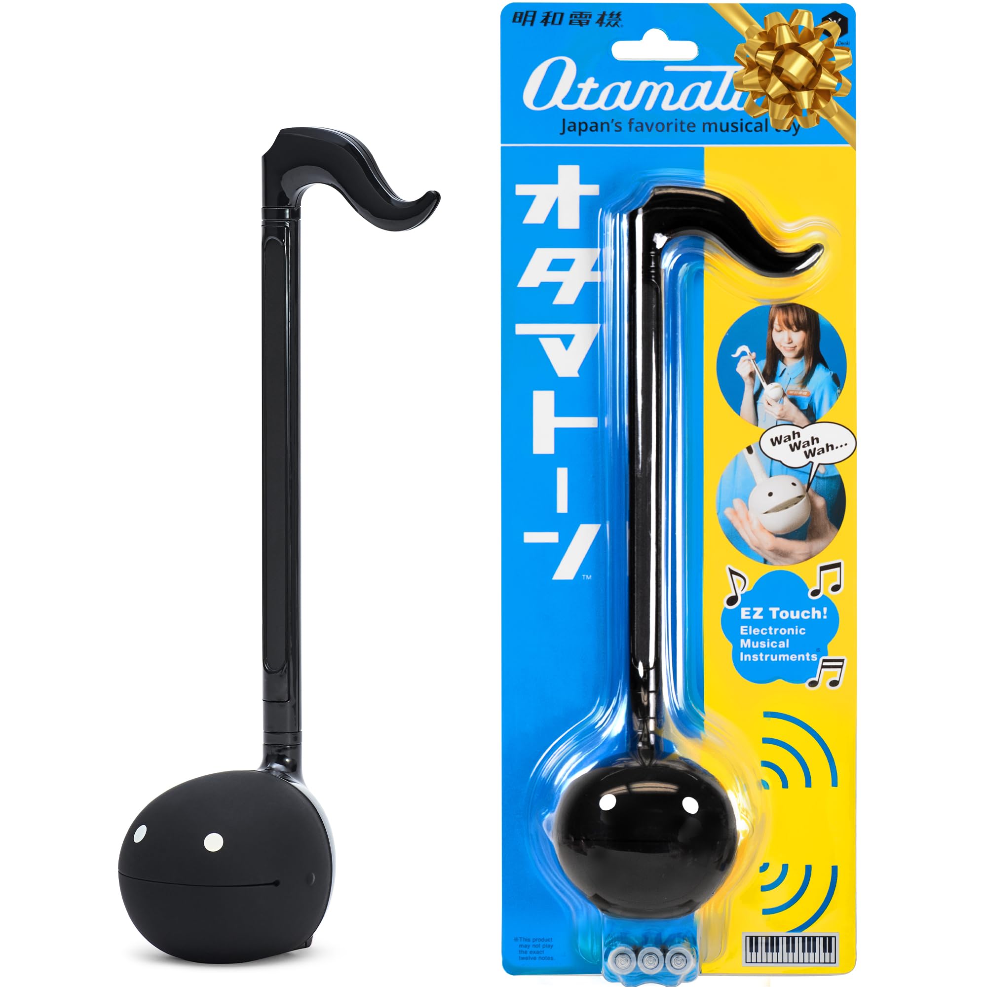 Otamatone Japanese Electronic Synthesizer Musical Instrument Toy - Black — original gift idea