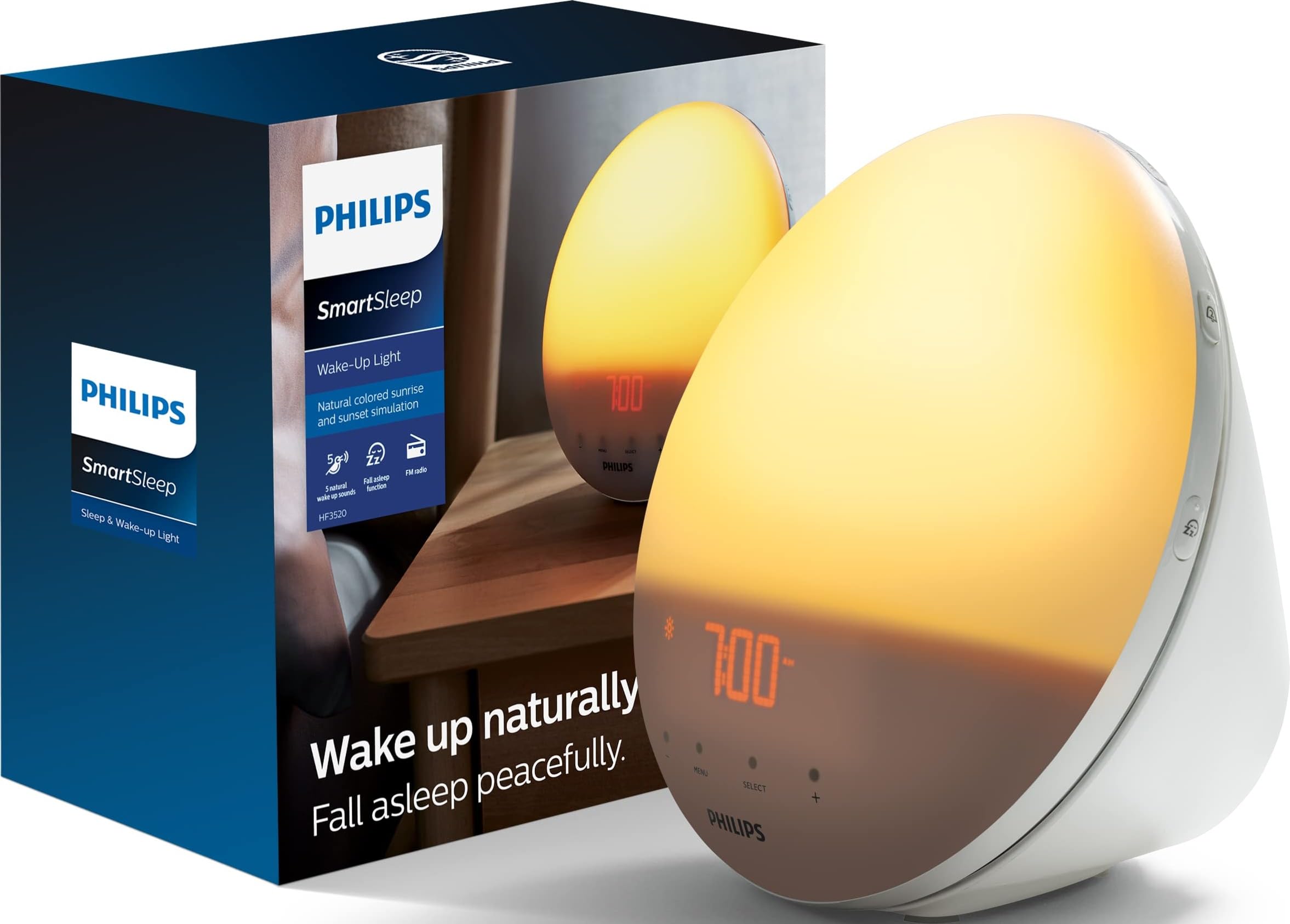 Philips SmartSleep Wake-up Light HF3520 — original gift idea